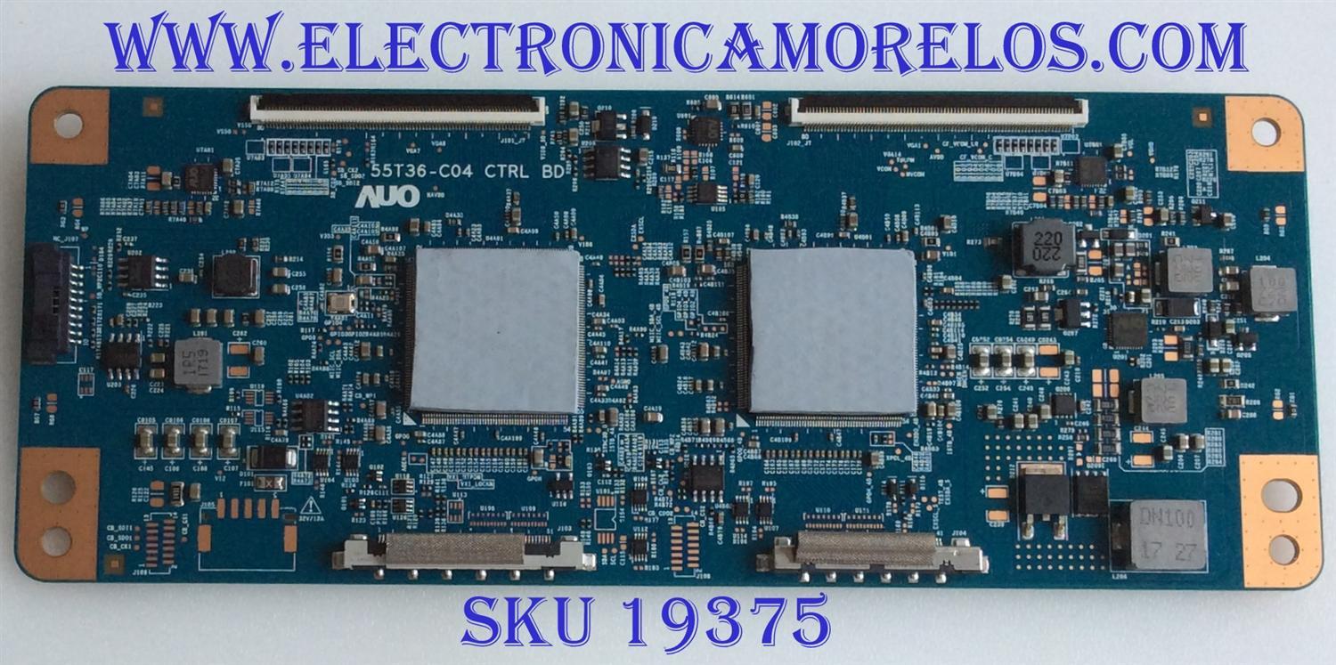 T-CON / VIZIO / 55.65T50.C26 / 5565T50C26 / 55T36-C04 CTRL BD / PANEL T650QVF06.1 / MODELO P65-E1 LTMAWKMU