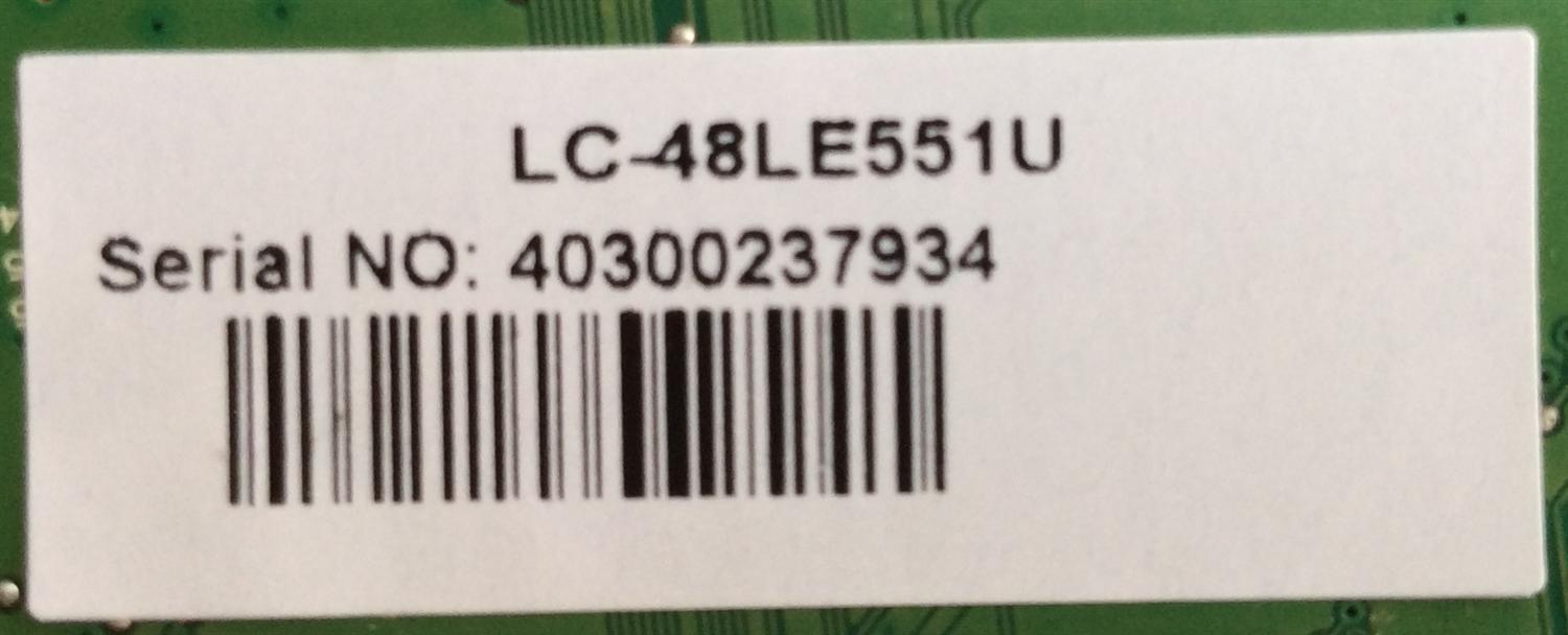 MAIN / SHARP 9LE364800220395 / 3648-0022-0150 / 3648-0022-0395 / 0171-2271-5397 / 3648-0022-0150(7B) / PANEL LSC480HN03 -S01 / MODELO LC-48LE551U - Imagen 3