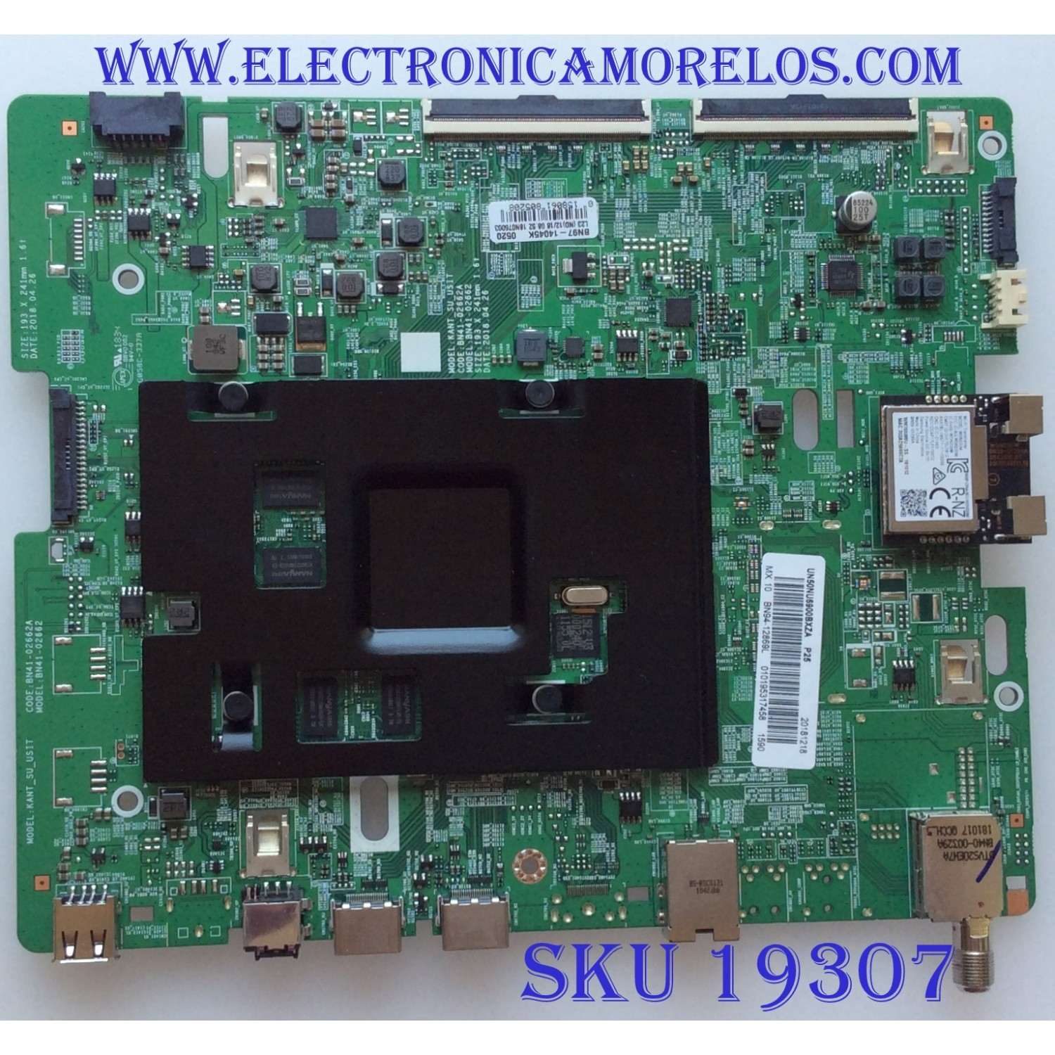 MAIN PARA TV SAMSUNG 4K UHD HDR SMART TV / NUMERO DE PARTE NUMERO DE PARTE BN94-12869L / BN97-14045K / BN41-02662A / BN9412869L / PANEL CY-NN050HGAV9H / DISPLAY T500QVN03.D / MODELOS UN50NU6900 / UN50NU6900BXZA AA03