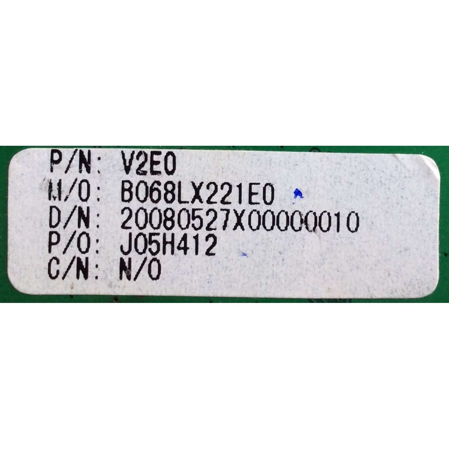 MAIN / TV 22" LCD / J05H412 / CV068L / B068LX221E0 / 20080527X00000010 / PANEL M220Z1 -L01 REV.C1 / MODELO TL2272-TP - Imagen 2