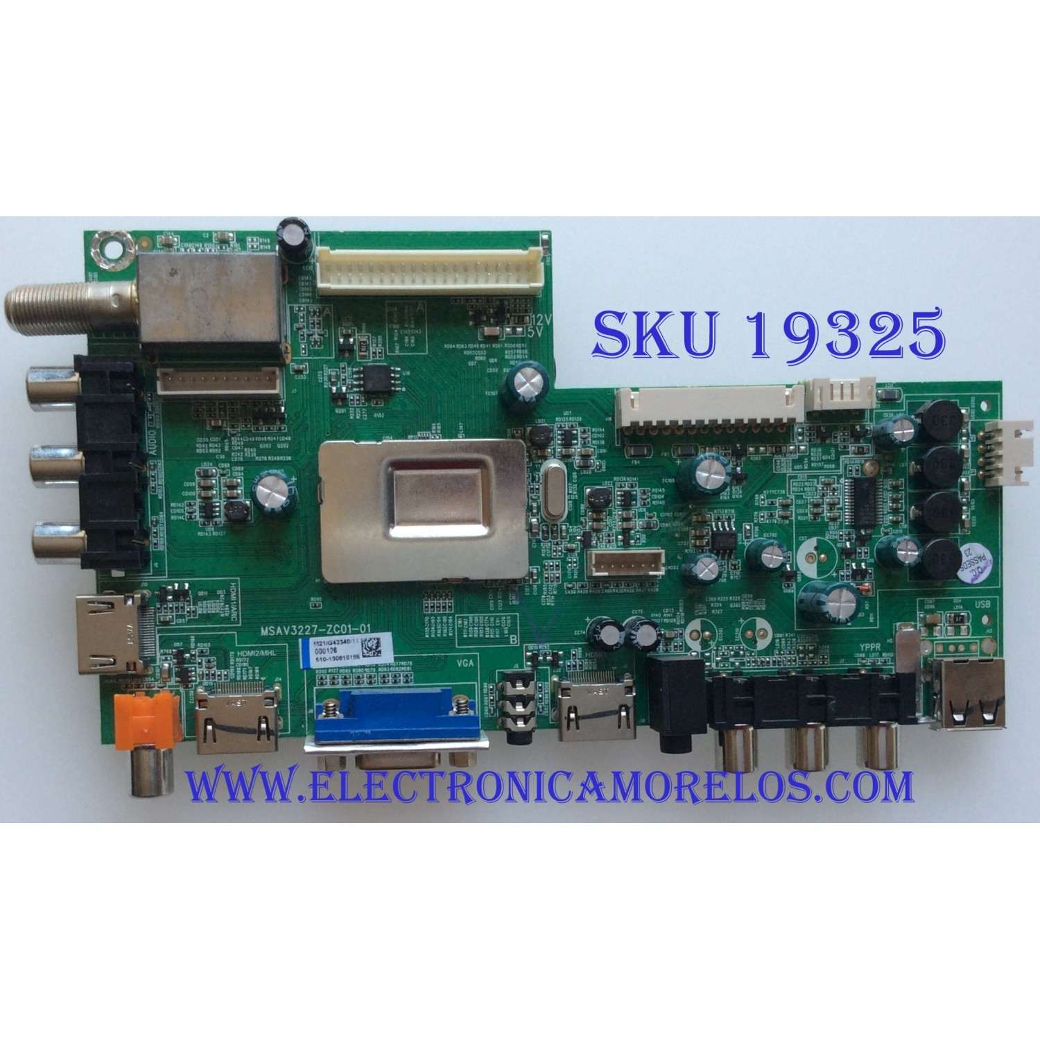 MAIN / PIONEER / G42340 / MSAV3227-ZC01-01 / 510-130816186 / 390743 / PANEL V390HJ1-P02 / MODELO PLE-3903FHD