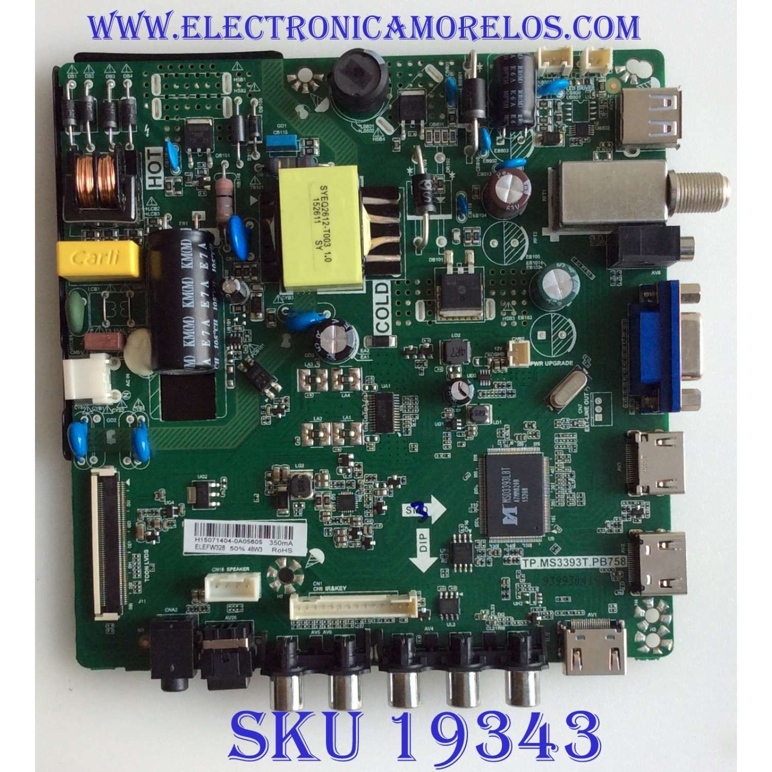 MAIN / FUENTE / (COMBO) / ELEMENT / H15071404 / TP.MS3393T.PB758 / P3S15072801 / 3966 20150731_103534 / PANEL BOEI320WX1-01 / MODELO ELEFW328