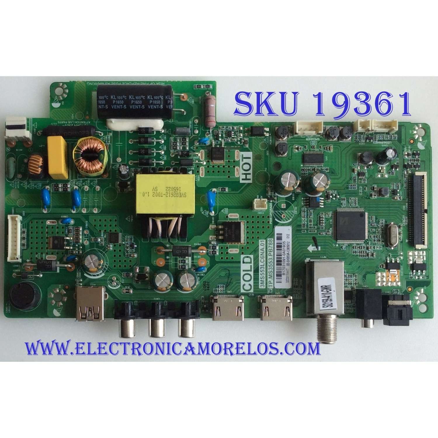 MAIN / FUENTE / (COMBO) / INSIGNIA / B17031091 / 3MS553LC6NA.01 / TP.MS3553.PB788 / 02-SH353A-C005012 / PANEL LVW320CSDX E320 / MODELO NS-32D311NA17