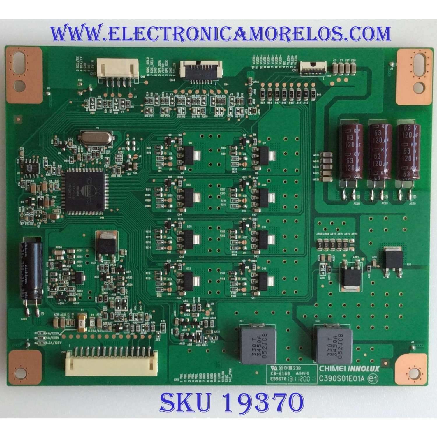 LED DRIVER / SEIKI / C390S01E01A / C390S01E01A, L390S1-1ED-C002 / 3G0J4C4XNFN00243F00001 / PANEL L390S1-1ED-C002 / MODELO SE39UY04