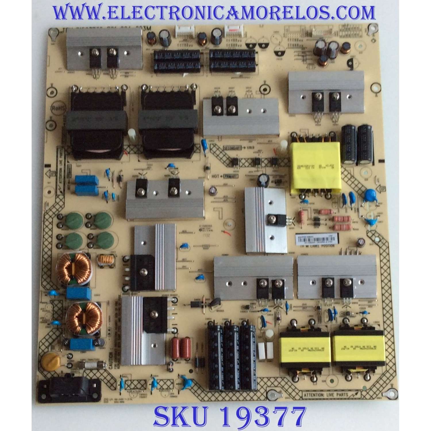 FUENTE DE PODER / VIZIO / ADTVH1935AAL / (X)ADTVH1935AAL / 715GG7732-P01-004-003M / VH1935AAL / MODELO P65-E1 LTMAWKMU