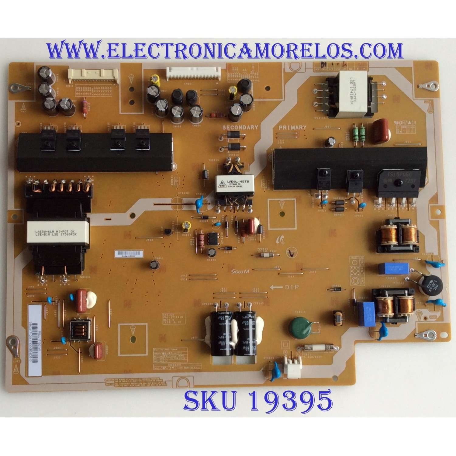 FUENTE DE PODER PARA TV VIZIO / NUMERO DE PARTE 056.04171.0041 / 056041710041 / PSLL171301W / SHAN510685 / PANEL LSC550FN11-802 / MODELO E55-E2 / E55-E2 LWZQVI / E55-E2 LWZQVIAT