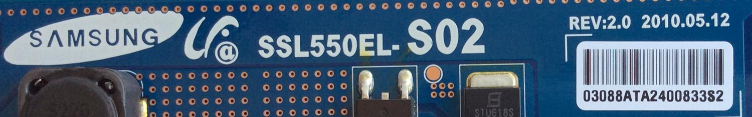 LED DRIVER / SONY / LJ97-03088A / SSL550EL-S02 / 03088ATA2400833S2 / PANEL LTW550HQ01 / MODELO KDL-55NX810 - Imagen 2