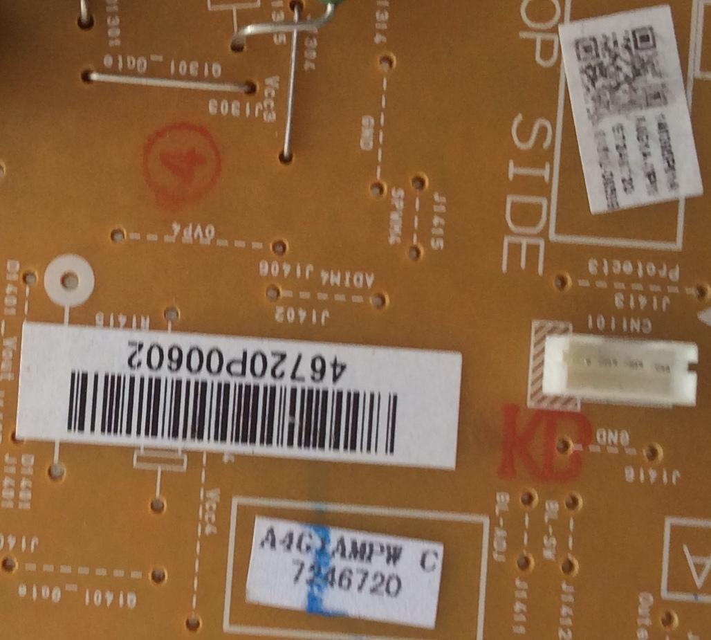 FUENTE DE PODER / PHILIPS / A4G1AMPW / A4G1A-MPW / BA4GU5F01 02 / MODELO 49pfl4709/f8 - Imagen 2