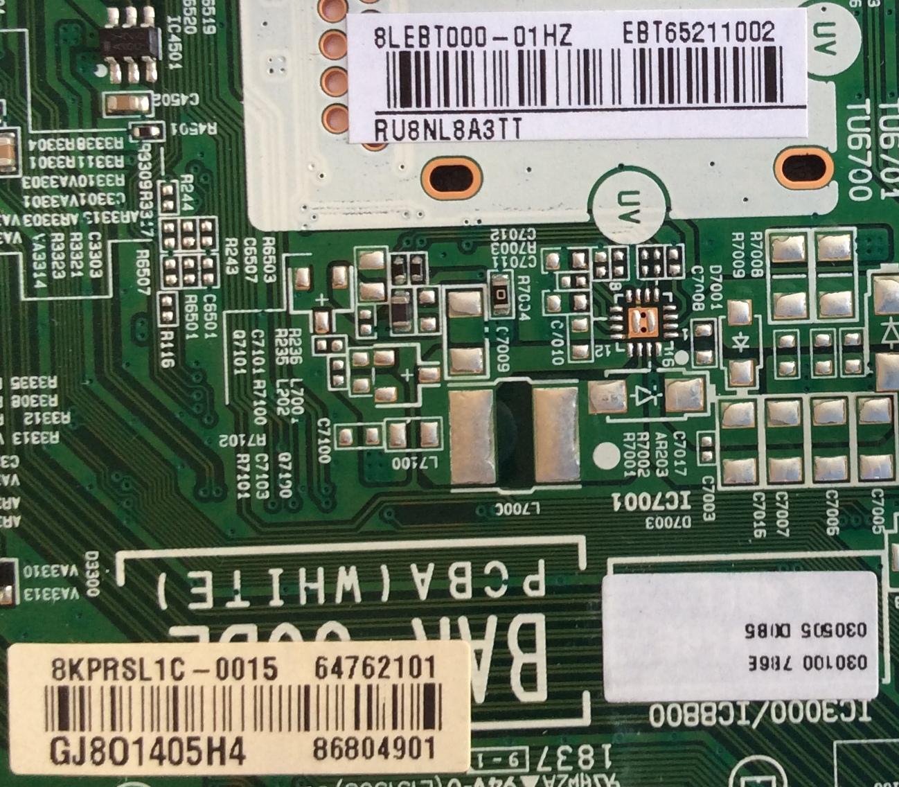 MAIN / LG / EBT65211002 / EAX67872805(1.1), EBT65211002, 8LEBT000-01AU / 64762101 / 86804901 / PANEL NC650DGG-AAGX1 / MODELO 65UK6200PUA AUSWLOR - Imagen 2