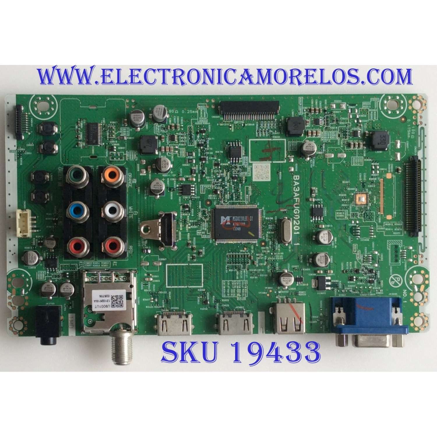 MAIN / FUNAI / A31MDUT / BA3AFUG0201 1 / PANEL V290BJ1-XC01 / MODELO 29ME403V/F7