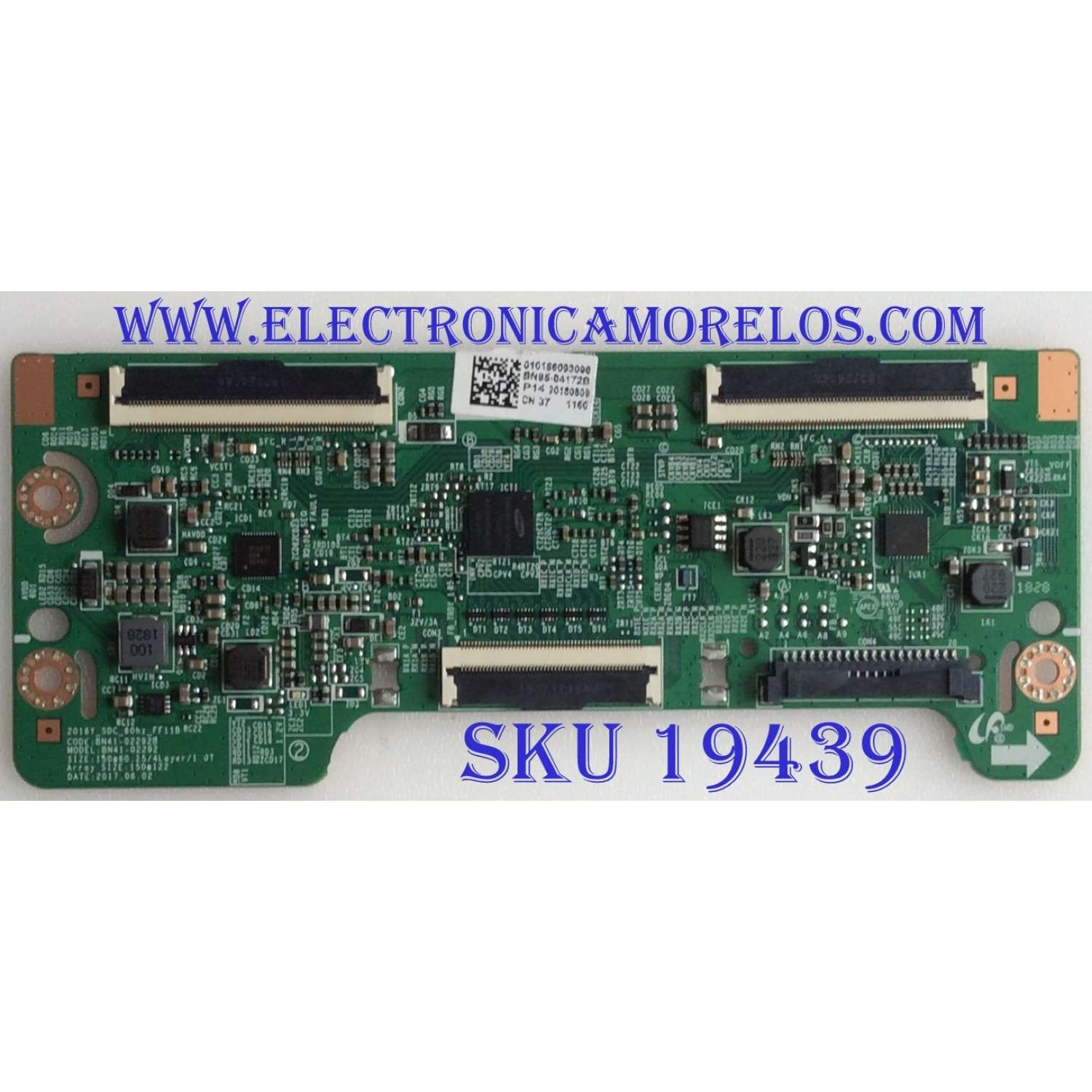 T-CON / SAMSUNG / BN95-04172B / BN41-02292B / BN41-02292 / PANEL CY-PK315BNL V4F / MODELO C32F391FWN / C32F397FWN