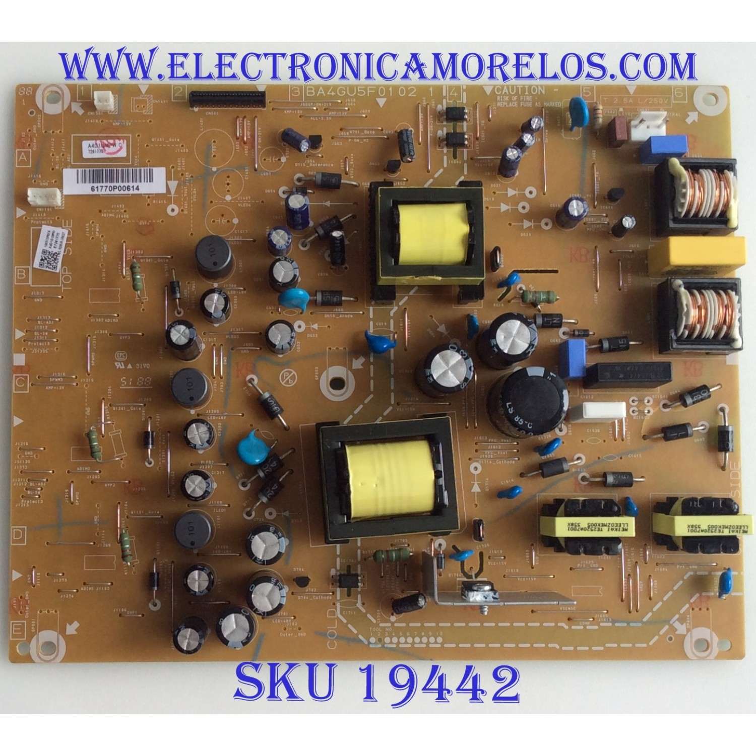 FUENTE DE PODER / PHILIPS / A4D1GMPW / A4D1G-MPW / BA4GU5F01 02 / 61770P00614