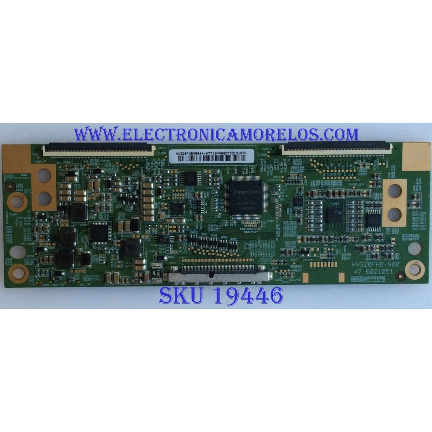 T-CON / VIZIO / NUMERO DE PARTE 44-9771074A / HV320FHBN00 / HV320FHB-N00 / 47- 6021051 / PANEL TPT315B5-FHBN0.K REV:S49P2L / MODELOS D32f-e1 / D32X-D1 LTTUUKJS 