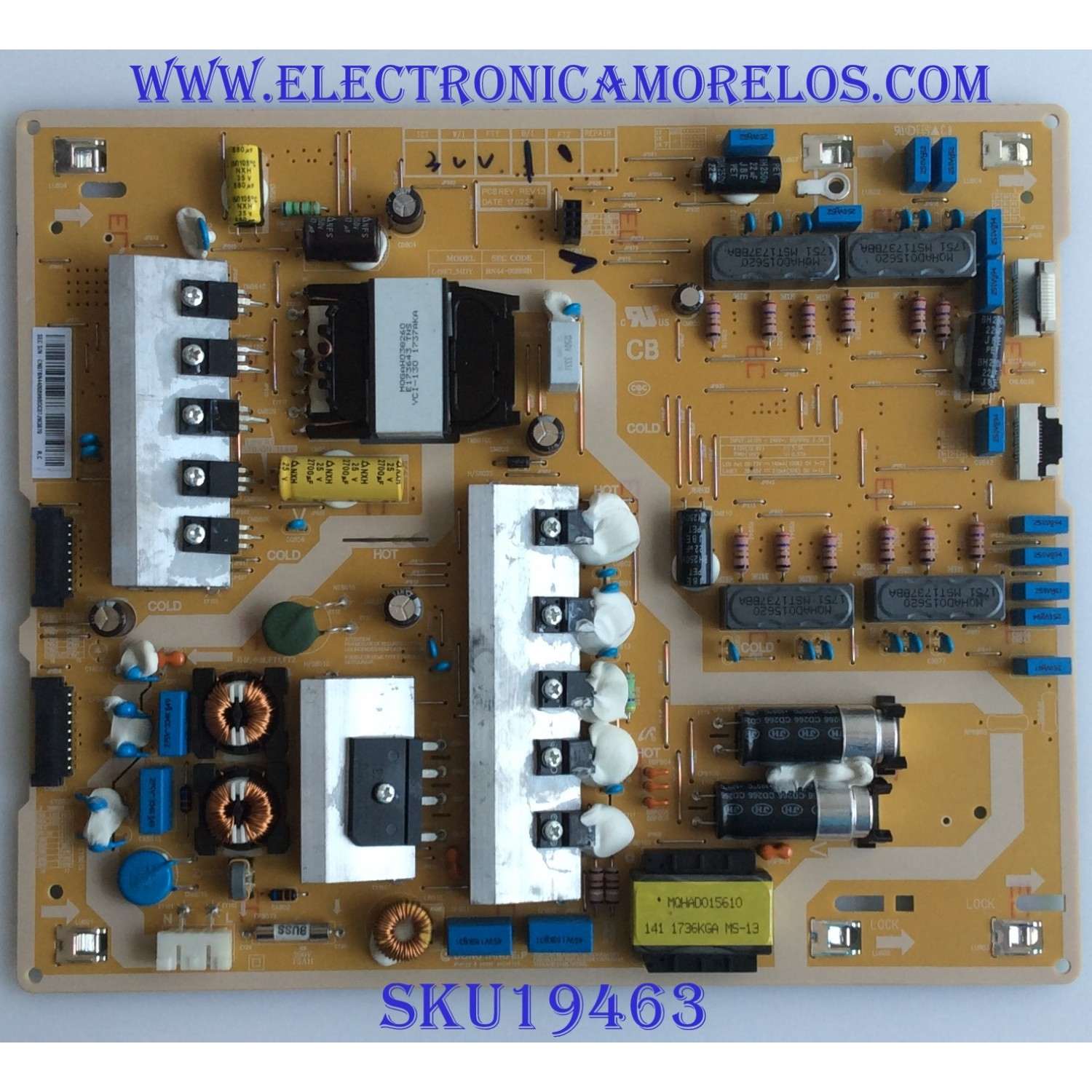 FUENTE DE PODER / SAMSUNG / BN44-00899B / BN4400899B / BN44-00899B, L49E7_MDY / MODELO QN55Q7FAMFXZA AA01 / QN55Q7FDMFXZA / QN55Q75FMFXZA / QN55Q7FVMFXZA AA01