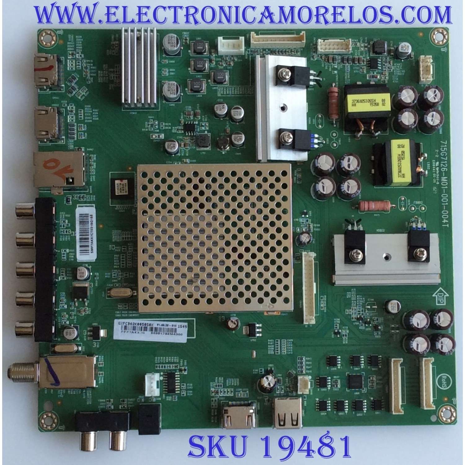 MAIN / VIZIO / GXFCB02K005 / 715G7126-M01-001-004T / GXFCB02K005050X / MODELO E55-C1 