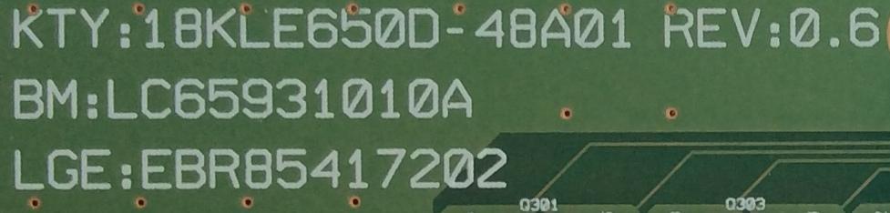 LED DRIVER PARA TV LG / NUMERO DE PARTE EBR85417202 / LC65931010A / LC65D961001A / 18KLE650D-48A01 / PANEL´S HC650DQB-SLUA5 / MODELOS 65SM9000PUA / 65SK9000PUA / 65SK9000PUA.AUSYLJR / 65SK9000PUA.AUSWLJR / 65SM9000PUA.AUSYLJR / 65SM9000PUA.BUSYLJR - Imagen 2