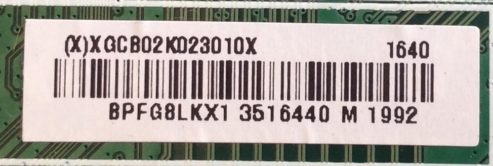 MAIN ORIGINAL PARA TV SONY FULL HD / NUMERO DE PARTE XGCB02K0230 / 715G7862-M0A-000-004K / (X)XGCB02K023010X / PANEL TPT550J1 -DUYSHA.G REV:S1R / DISPLAY LC550DUY (SH)(A1) / MODELO KDL-55W650D / KDL55W650D - Imagen 2