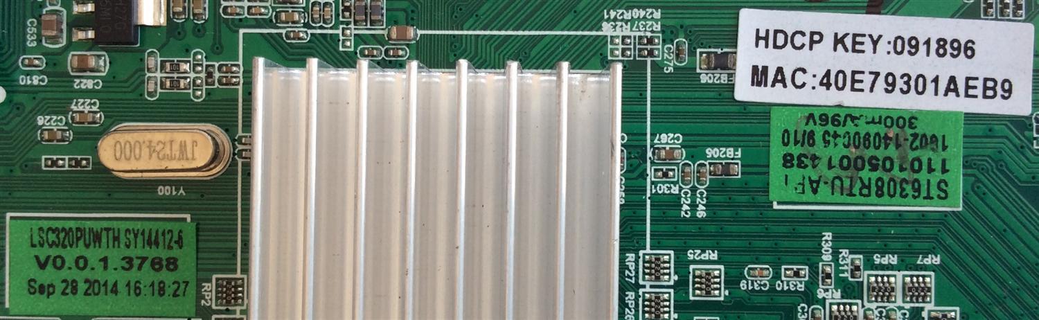 MAIN / FUENTE / (COMBO) SEIKI / 110105001438 / ST6308RTU-AP1 / SY14412-6 / PANEL LSC320PUWTH / MODELO SE32HY19T - Imagen 2