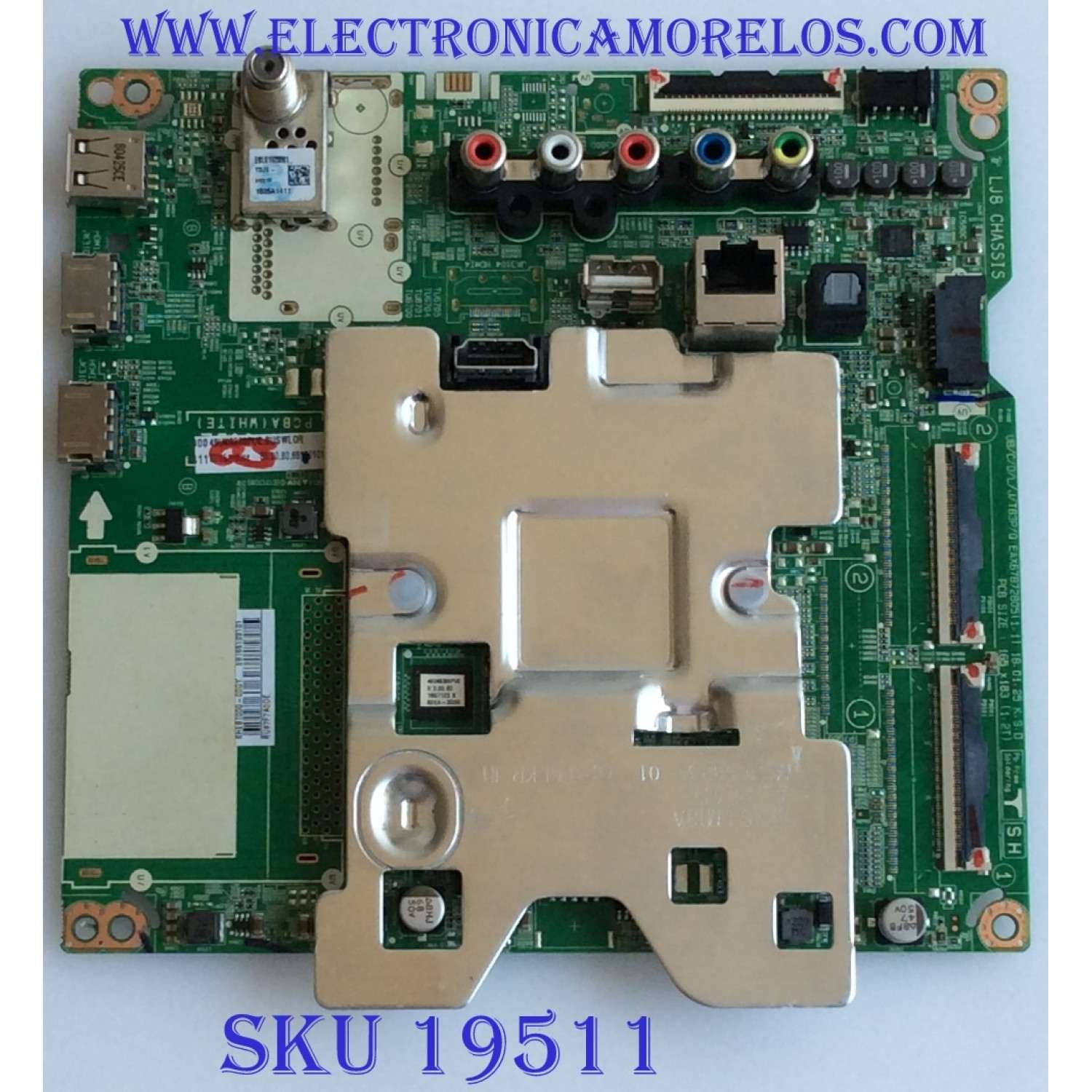 MAIN / LG / EBT65499101 / EAX67872805 / 8HEBT000-00GY / PANEL NC490DGG AAGX3 / MODELO 49UK6300PUE