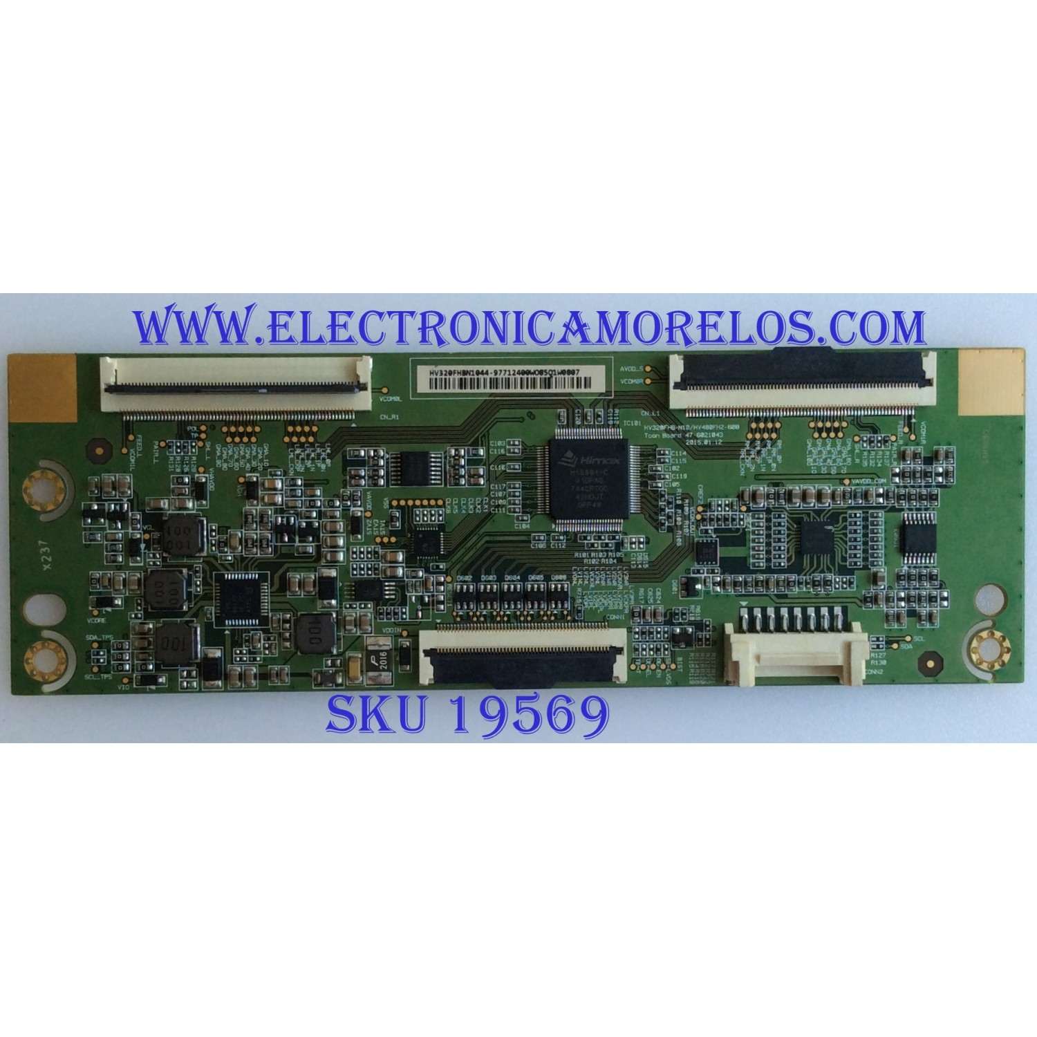 T-CON / SAMSUNG / HV320FHBN1044 / 47-6021043 / PANEL HV320FHB-N10 /  MODELO UN32J5500AFXZA / UN32N5300AFXZA VD04