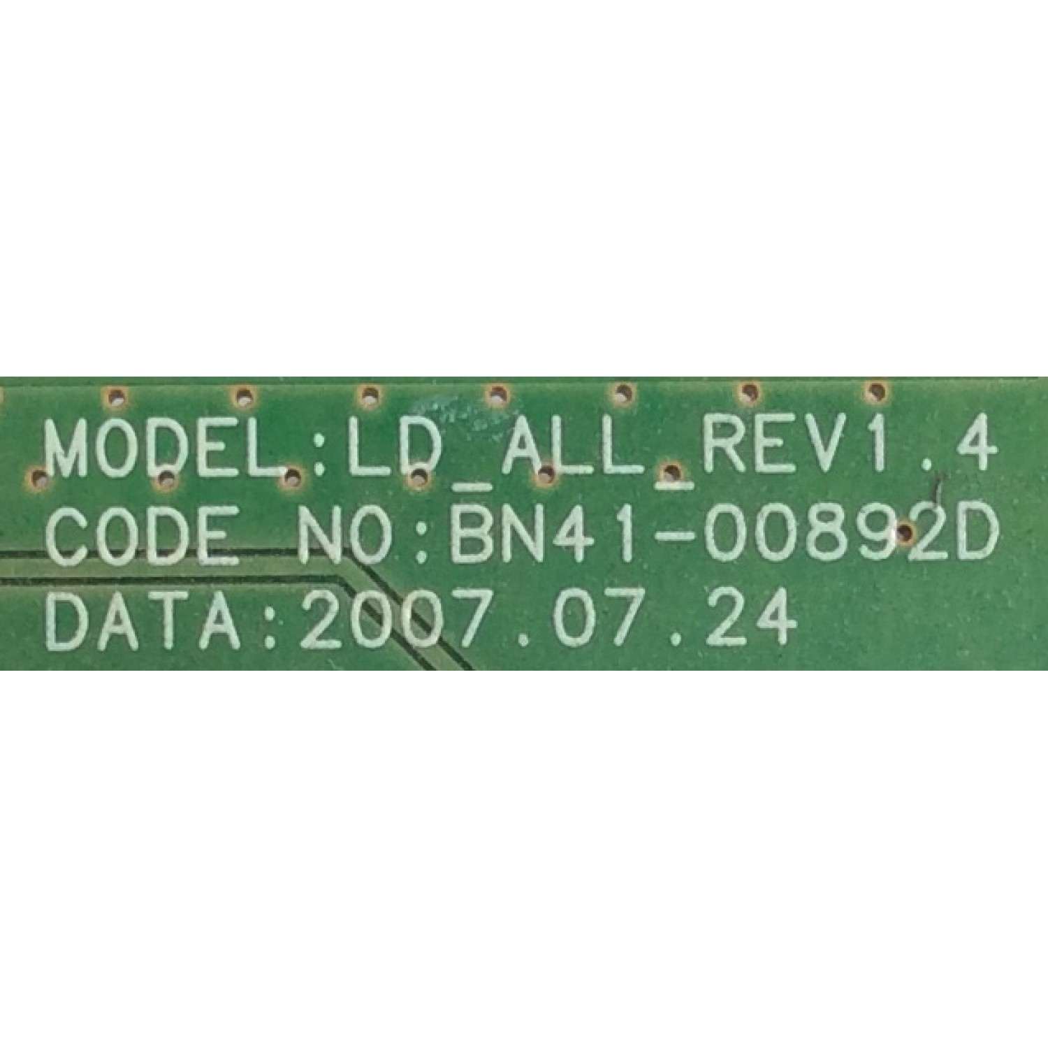 TARJETA DE TENUACIÓN / SAMSUNG / BN96-06301B / BN41-00892D / BN97-01746M / PANEL  LTA400HA04 / MODELO LNT4081FX/XAA - Imagen 3