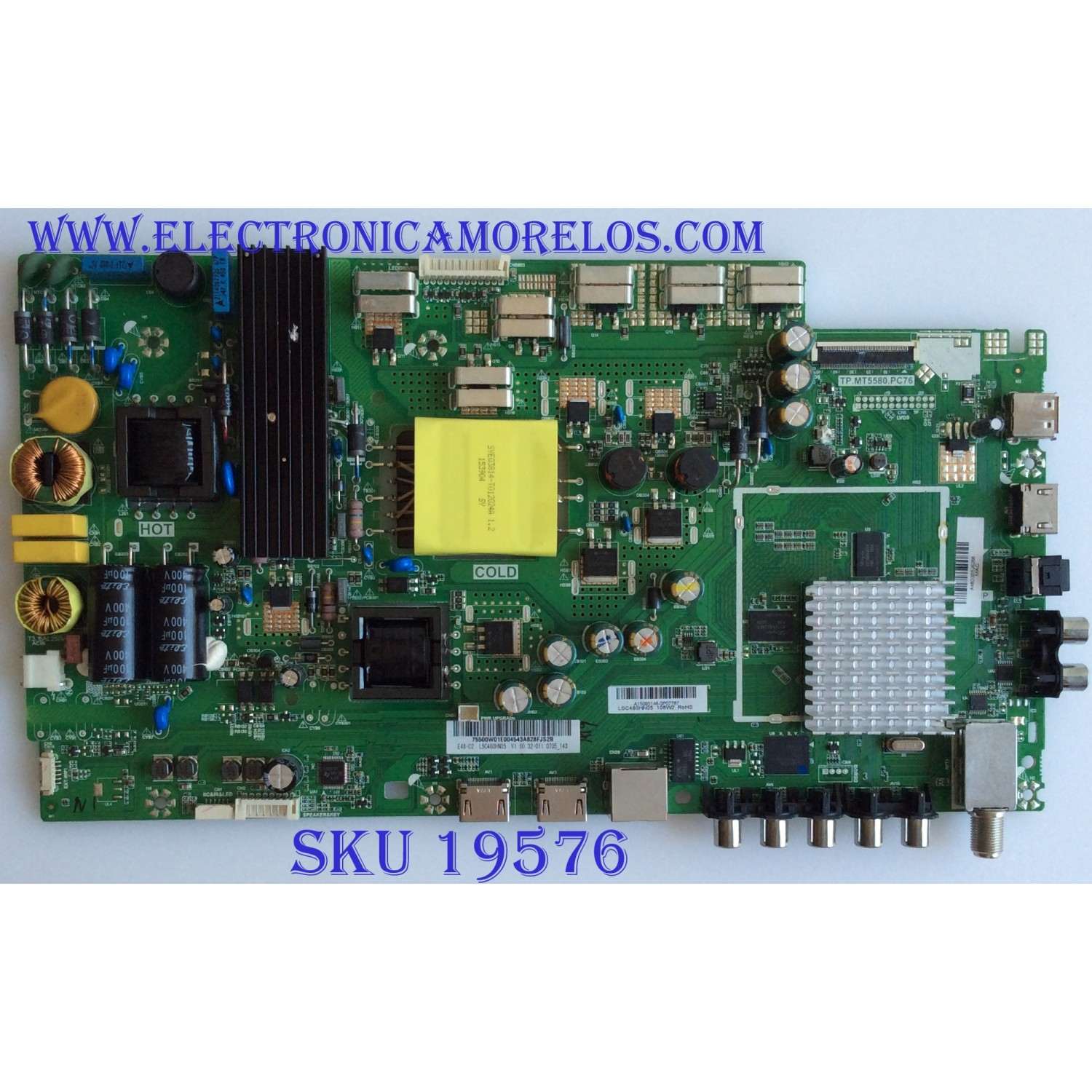 MAIN / FUENTE / (COMBO) / VIZIO / A15095146 / TP.MT5580.PC76 / 75500W01E00 / LSC480HN05 /  PANEL LSC480HN08-G01 / MODELO E48-C2