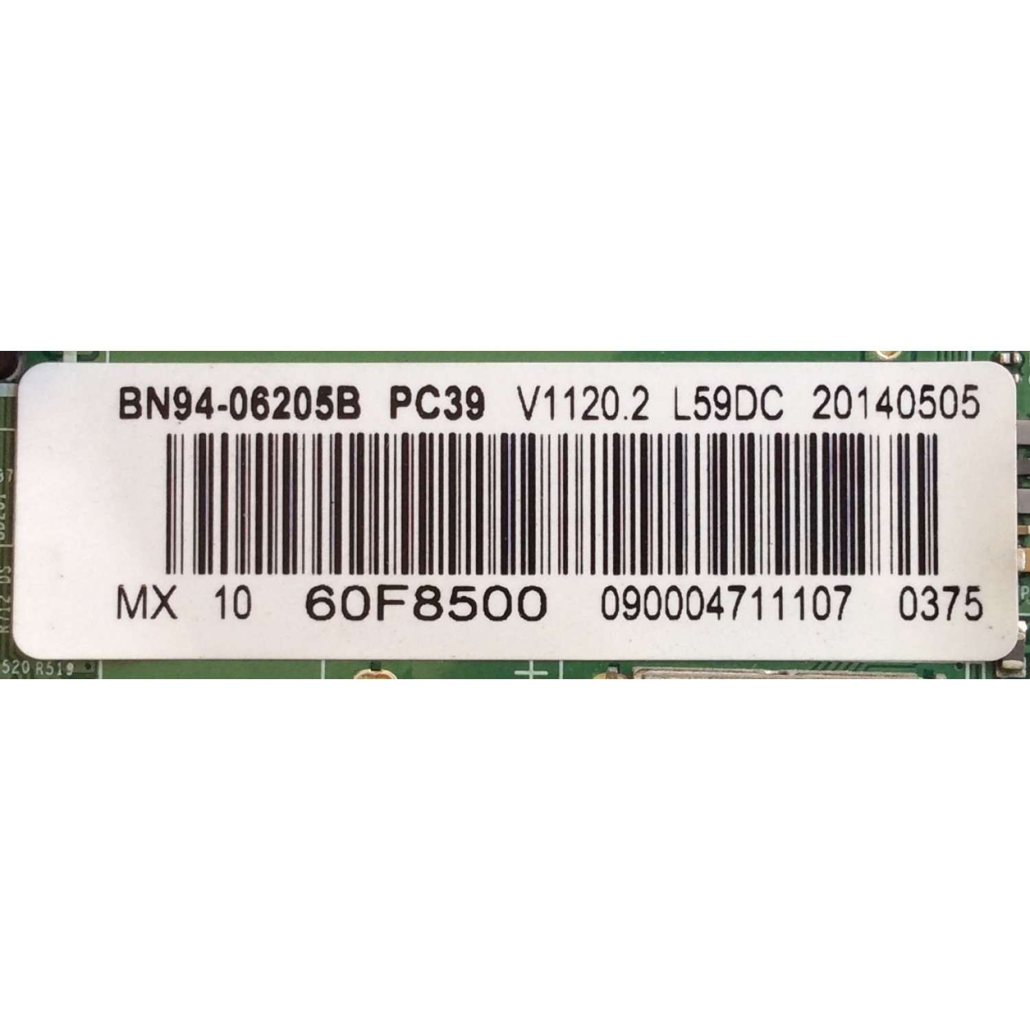 MAIN / SAMSUNG / BN94-06205B / BN97-06633F / BN41-01998A / PANEL'S S60FH-YE02 / S60FH-YB05 / MODELO PN60F8500AFXZA US01 - Imagen 2