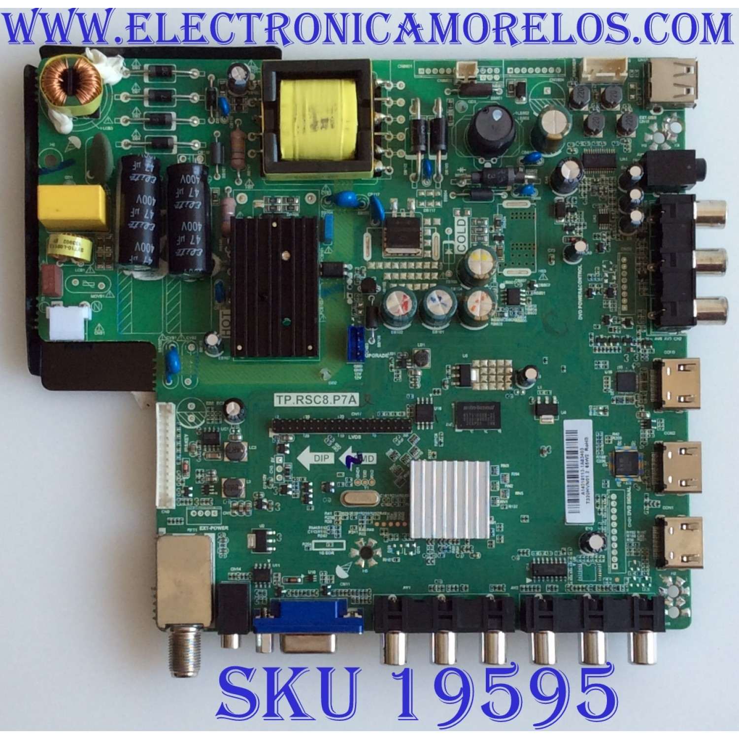 MAIN / FUENTE / (COMBO) / SCEPTRE / H14010113 / TP.RSC8.P7A / CN32HB812 / T201401013 / PANEL T32HVN01.2 / 