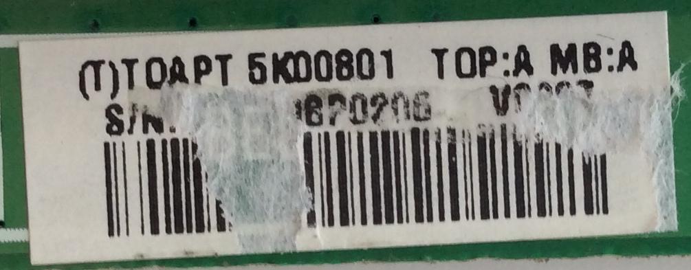 TARJETA PC / VIZIO / CBPFTQAPT5K00801 / (T)TQAPT5K00801 / 715G4226-T02-000-005F / PANEL LC420WUH-SCA1 / MODELO E421VA - Imagen 2