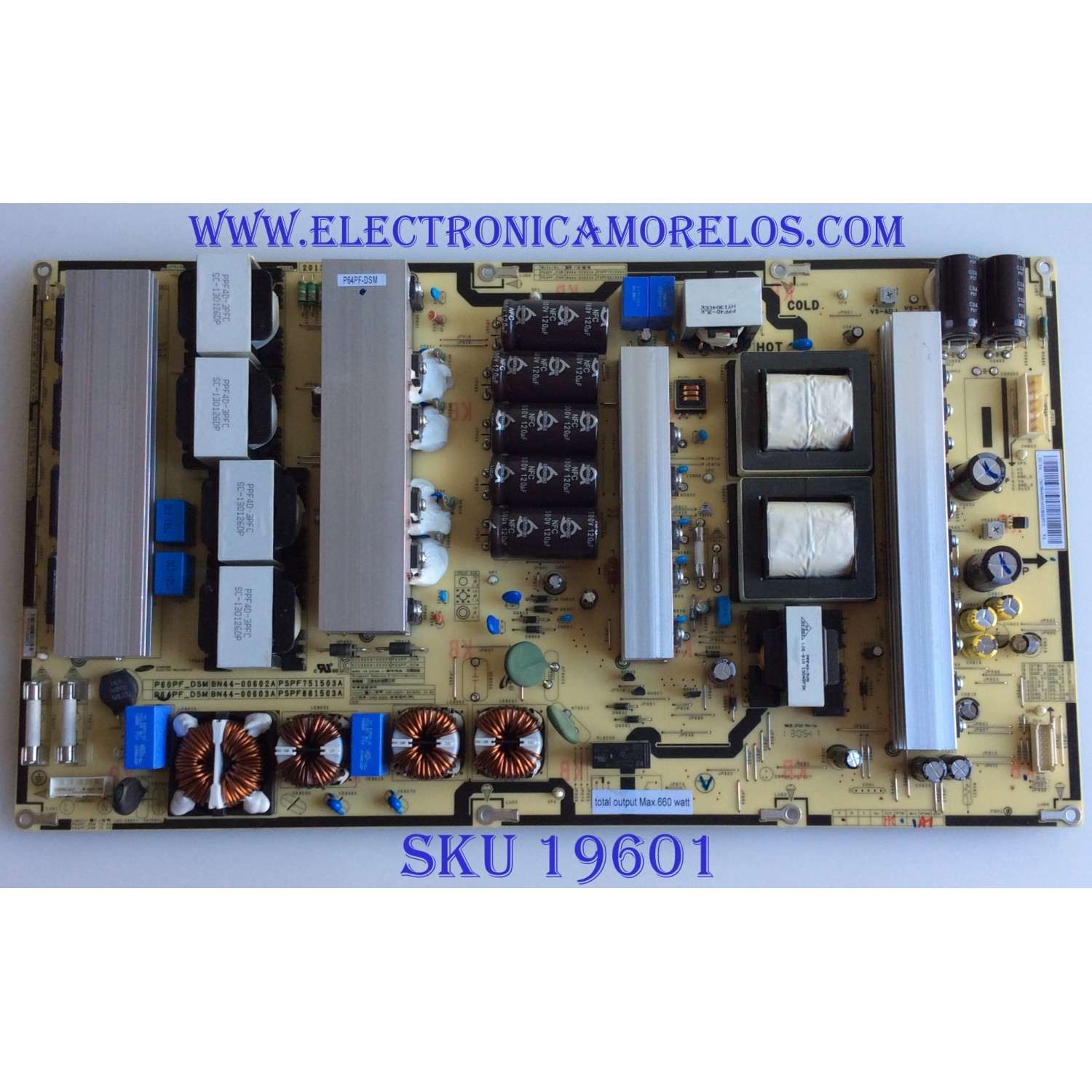FUENTE DE PODER / SAMSUNG / BN44-00603A / P64PF_DSM / PSPF881503A / BN4400603A / PANEL'S S64FH-YE02 / S64FH-YB04 / MODELO PN64F8500AFXZA US01