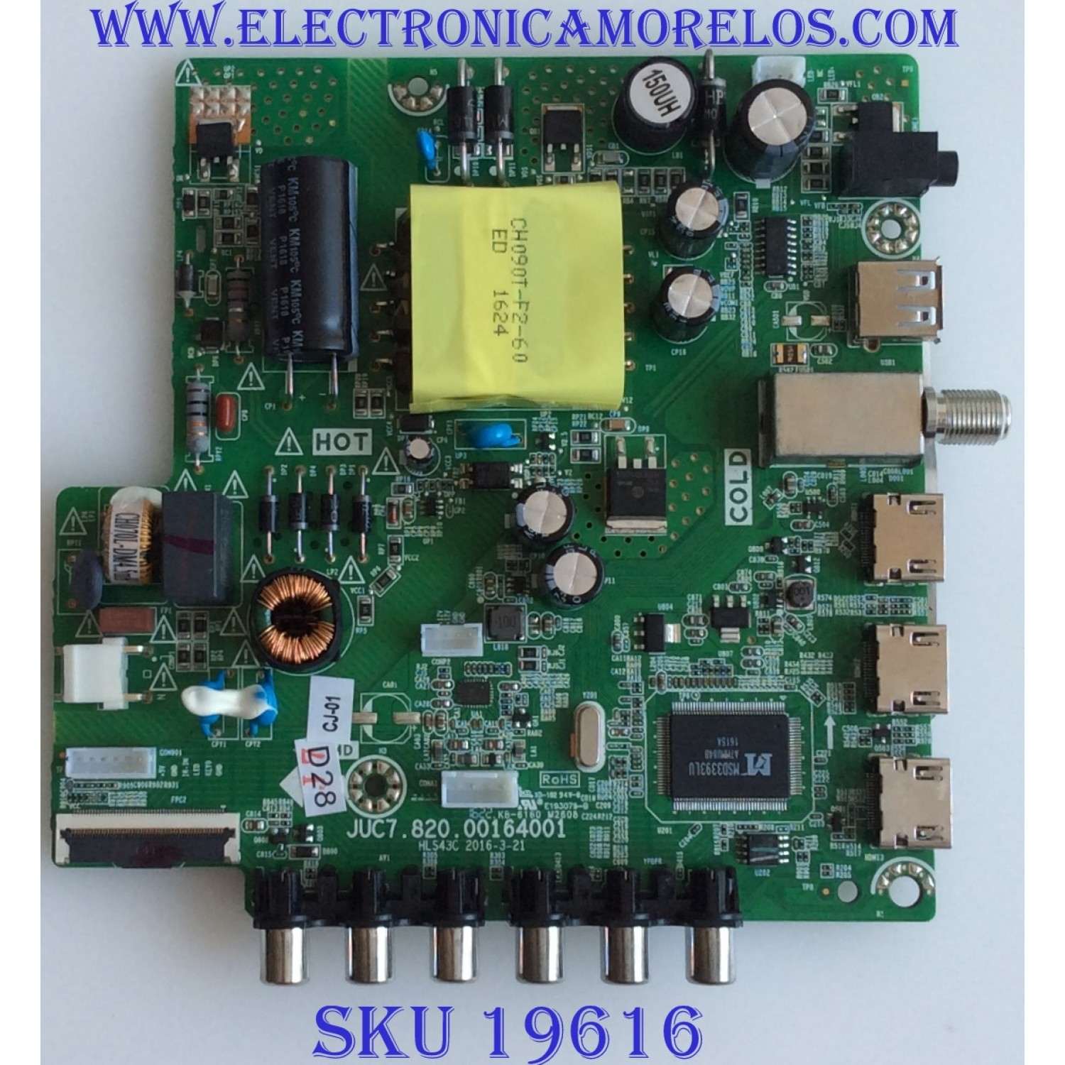 MAIN / FUENTE / (COMBO) / HITACHI / 999J6HY / JUC7.820.00164001 / PANEL LSC400HN02-G02 / MODELO 40A3