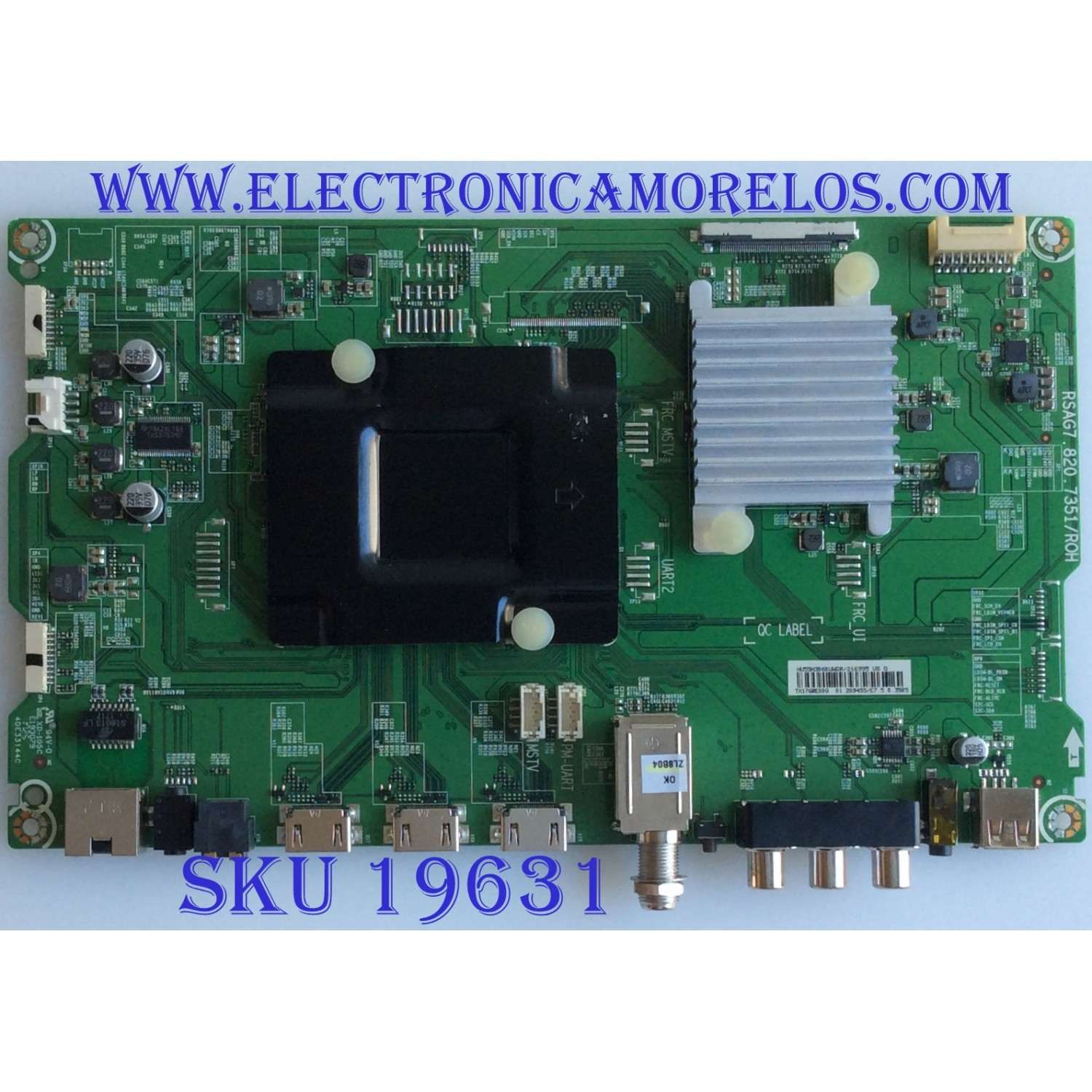 MAIN / SHARP / 216995 / RSAG7.820.7351/ROH / 209455 / PANEL HD550K3U82-K1\S2\BBY\GM\ROH / MODELO LC-55LBU591U