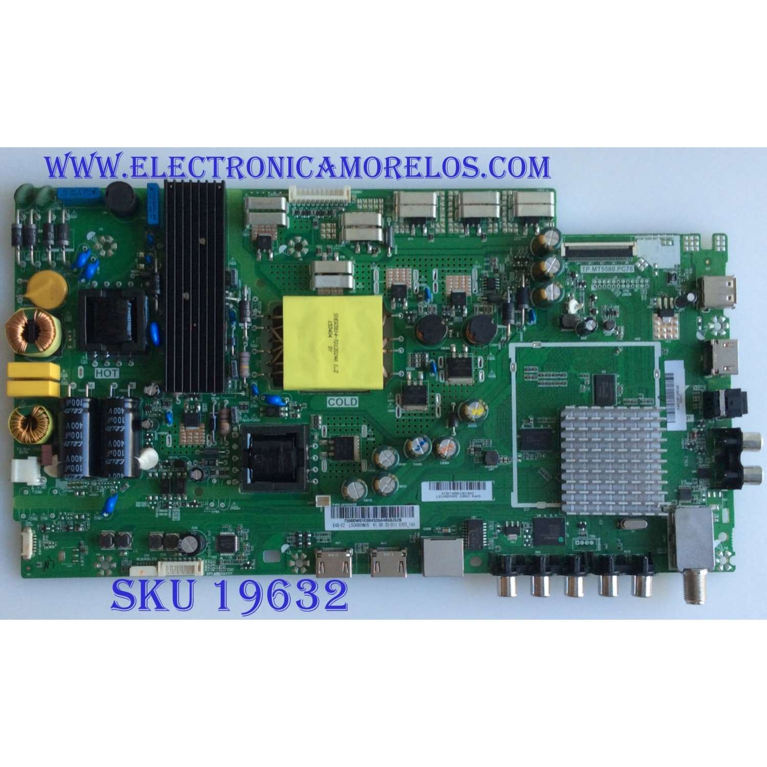 MAIN / FUENTE / (COMBO) / VIZIO / A15074096 / TP.MT5580.PC76 / 75500W01 / PANEL LSC480HN05 / 