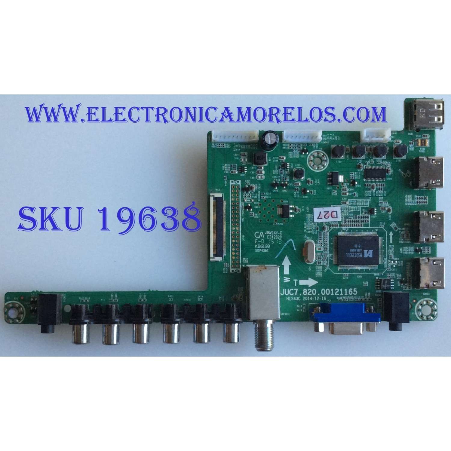MAIN / HITACHI / 999E5CB / JUC7.820.00121165 / MODELO LE50A6R9