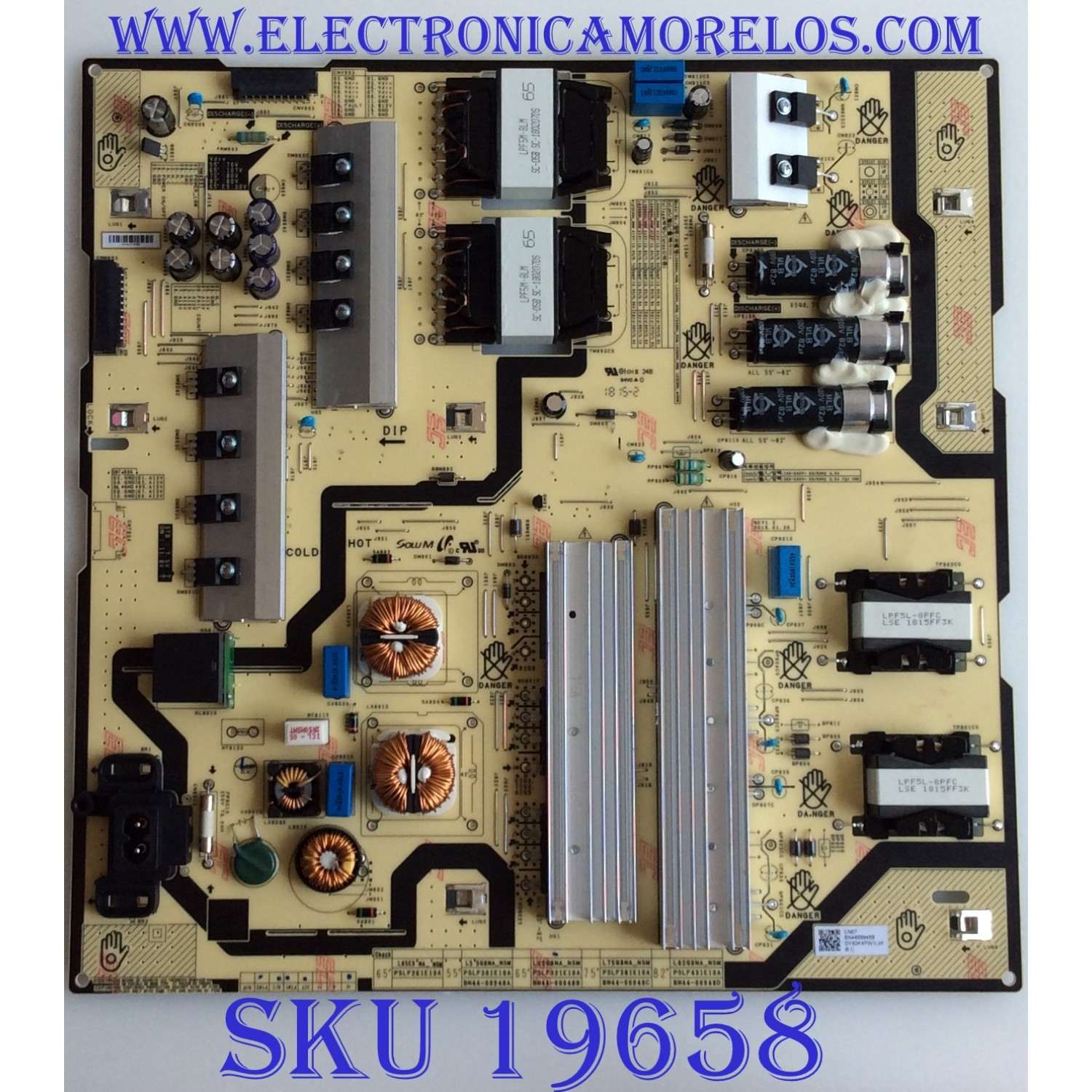 FUENTE DE PODER PARA TV SAMSUNG QLED / NUMERO DE PARTE BN44-00948B / BN4400948B / L65Q8NA_NSM / PSLF321E10A / PANEL CY-TN065FLLV3H / MODELO QN65Q8 / QN65Q8FNBFXZA FA02
