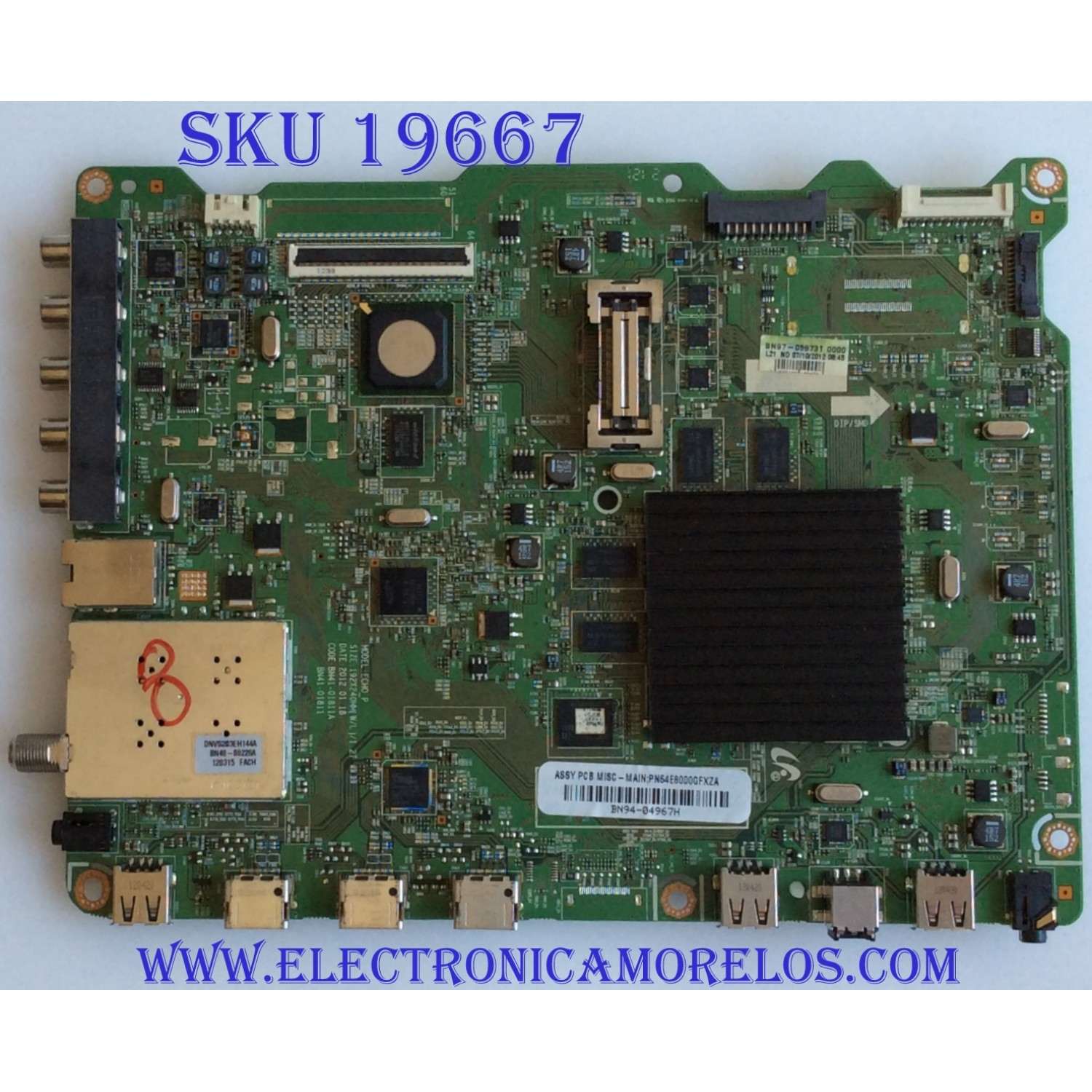 MAIN / SAMSUNG / BN94-04967H / BN41-01811A / BN97-05973T / PANEL'S S64FH-YD01 / S64FH-YB01 / MODELO  PN64E8000GFXZA TW02
