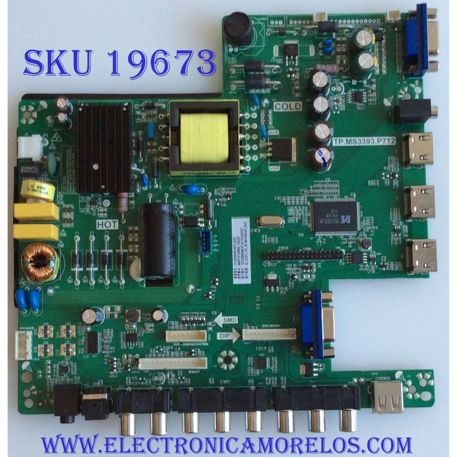 MAIN / FUENTE / (COMBO) / H15061160 / TP.MS3393.P712 / T201505058A  / PANEL HV320WHB-N00 / MODELO  CE3230V-BWMV93CB