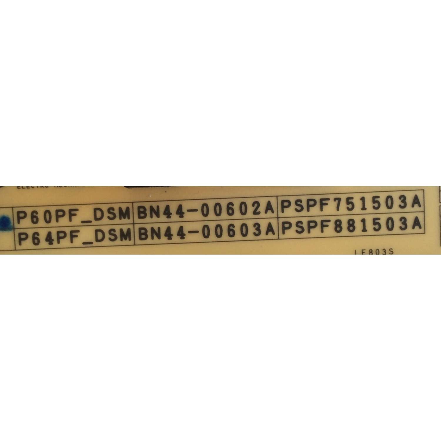 FUENTE DE PODER / SAMSUNG / BN44-00602A / P60PF_DSM, PSPF751503A / MODELO PN60F8500AFXZA US01 - Imagen 3