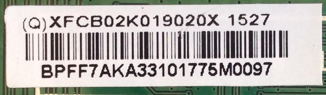 MAIN / VIZIO / 756TXFCB02K0190 / 715G7487-M01-001-004K / CBPFF7AKX1 / PANEL TPT315B5-WHBN0.K / MODELO E32H-C1 LTTUSJCR - Imagen 2