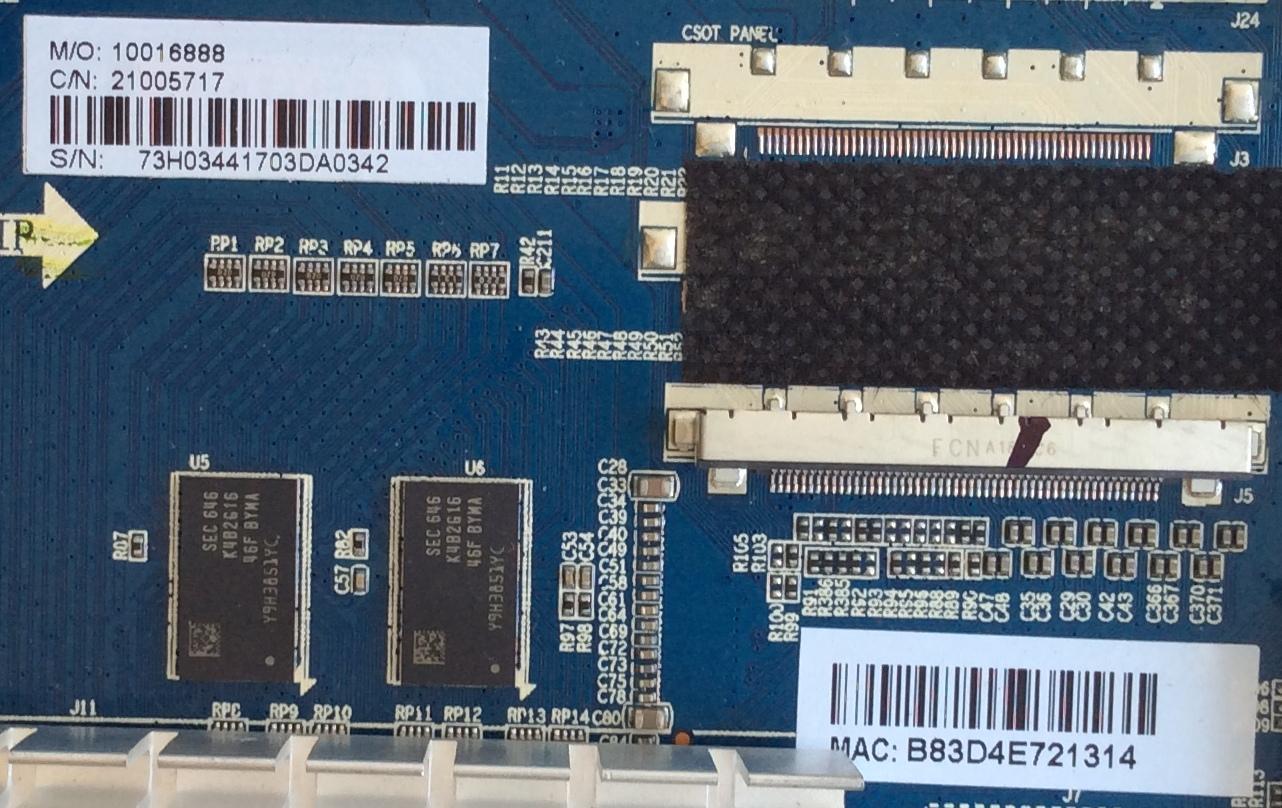 MAIN / ELEMENT / W17010-KK-1 / CV6488H-A-20 / 21005717 / LSC550FN08, / LE-55GDXA-B1 / PANEL MD5524YTSU / MODELO E4SFT5517 - Imagen 2