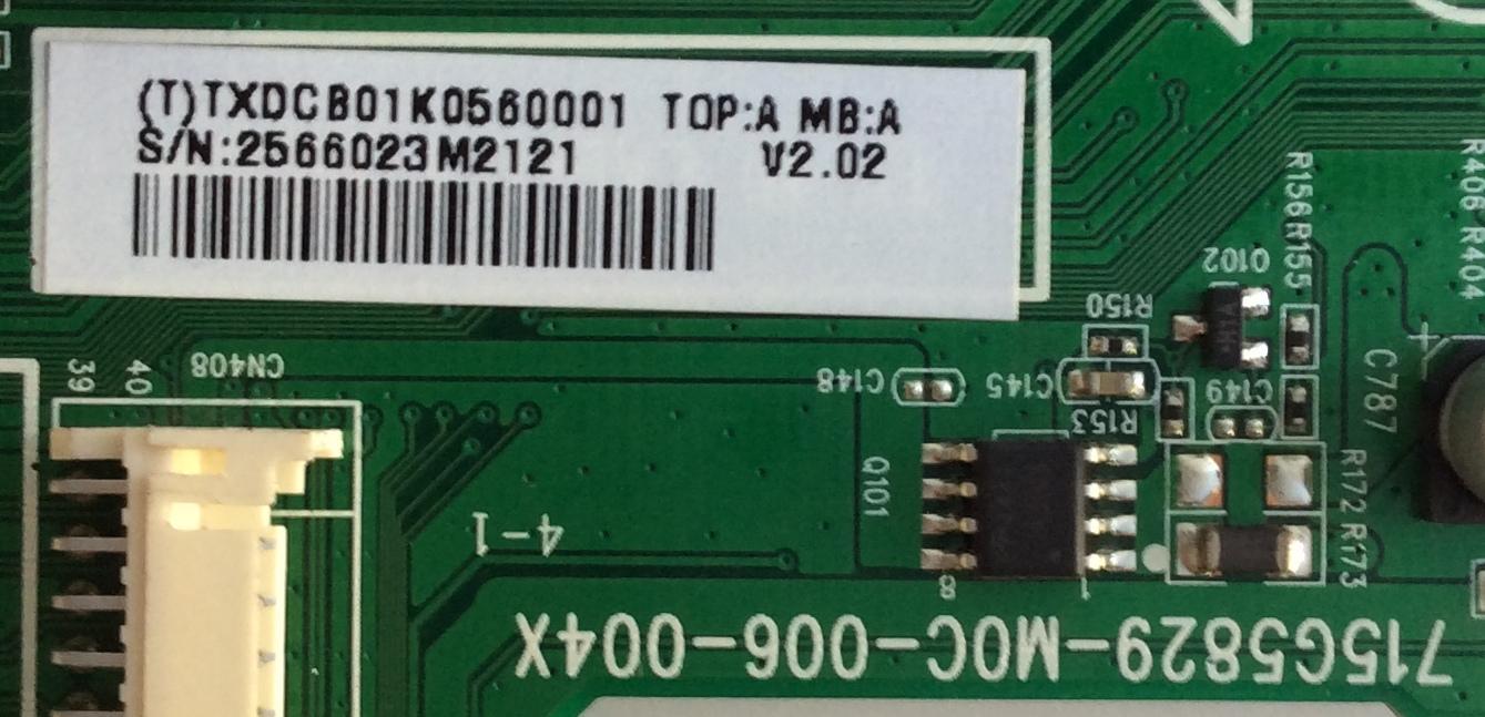 MAIN / INSIGNIA / TXDCB01K056 / TXDCB01K0560001 / 715G5829-M01-006-004X / 715G5829-M0C-006-004X / PANEL  TPT390J1 -HVN04 REV:S000P / DISPLAY T390HVN04.0 /  - Imagen 2