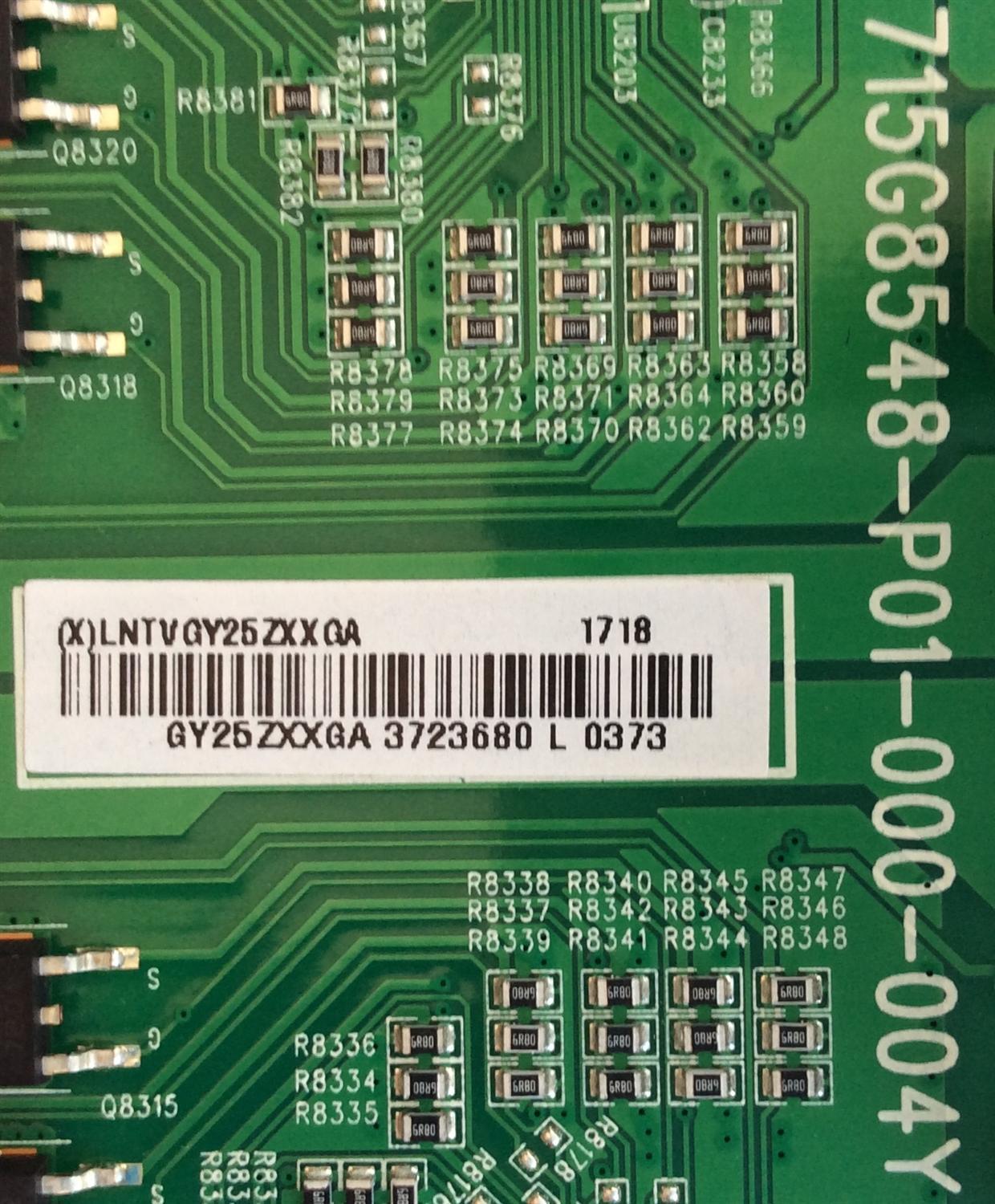 LED DRIVER / LNTVGY25ZXXGA / 715G8548-P01-000-004Y / (X)LNTVGY25ZXXGA / PANEL TPT500U1-QVN03.U REV:S001L / MODELO M50-E1 LTYWVTKT / LTMWVYAT - Imagen 2