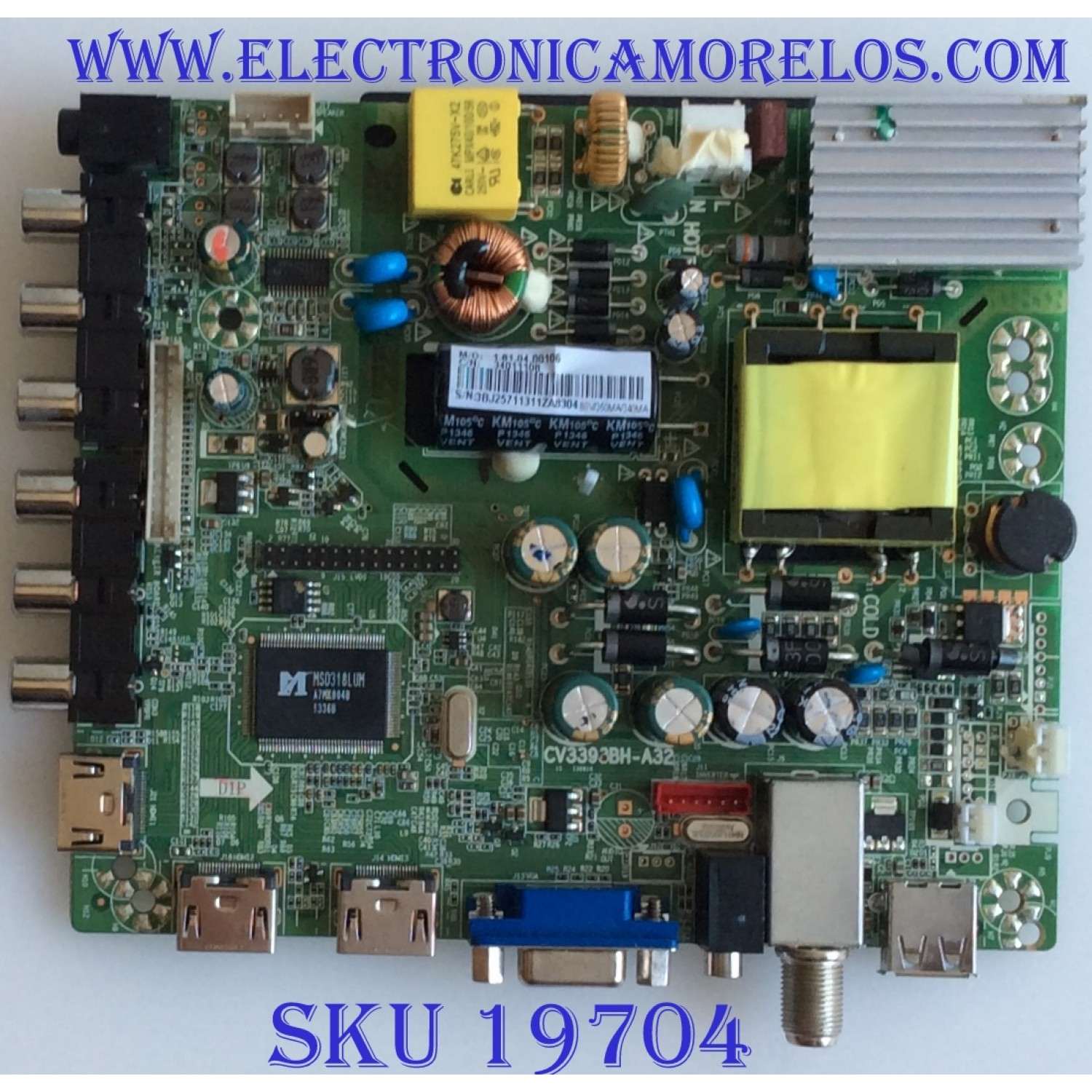 MAIN / FUENTE  / (COMBO) / 34011108 / CV3393BH-A32 / 3BJ257113 / PANEL LS3201312A5A021167 / MODELO SE32HY10