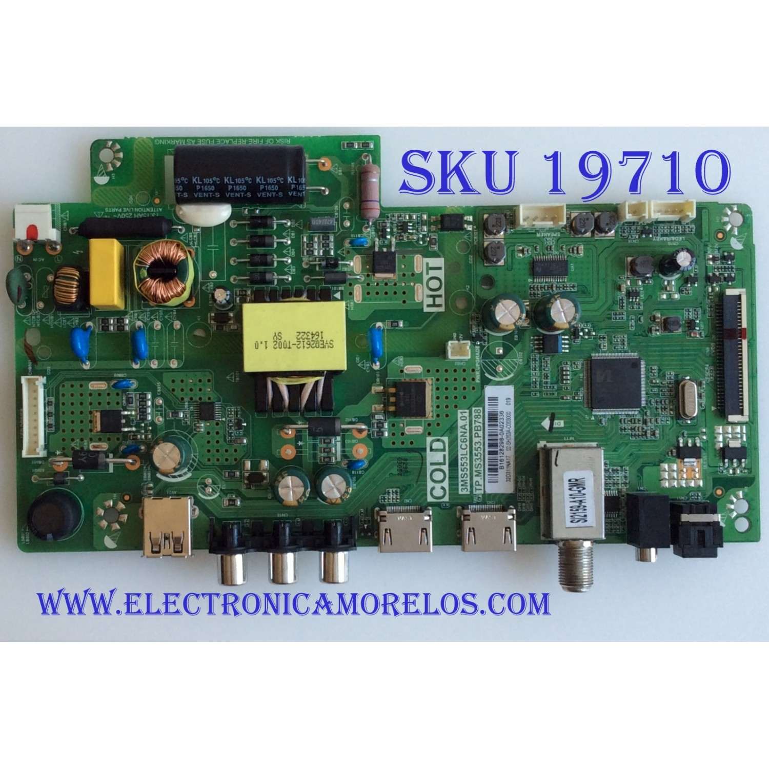MAIN / FUENTE / (COMBO) INSIGNIA / 02-SH353A-C003000 / B16128298 / 3MS3553.PB788 / 3MS553LC6NA.01 / PANEL LVW320CDX E20 / MODELO NS-32D311NA17