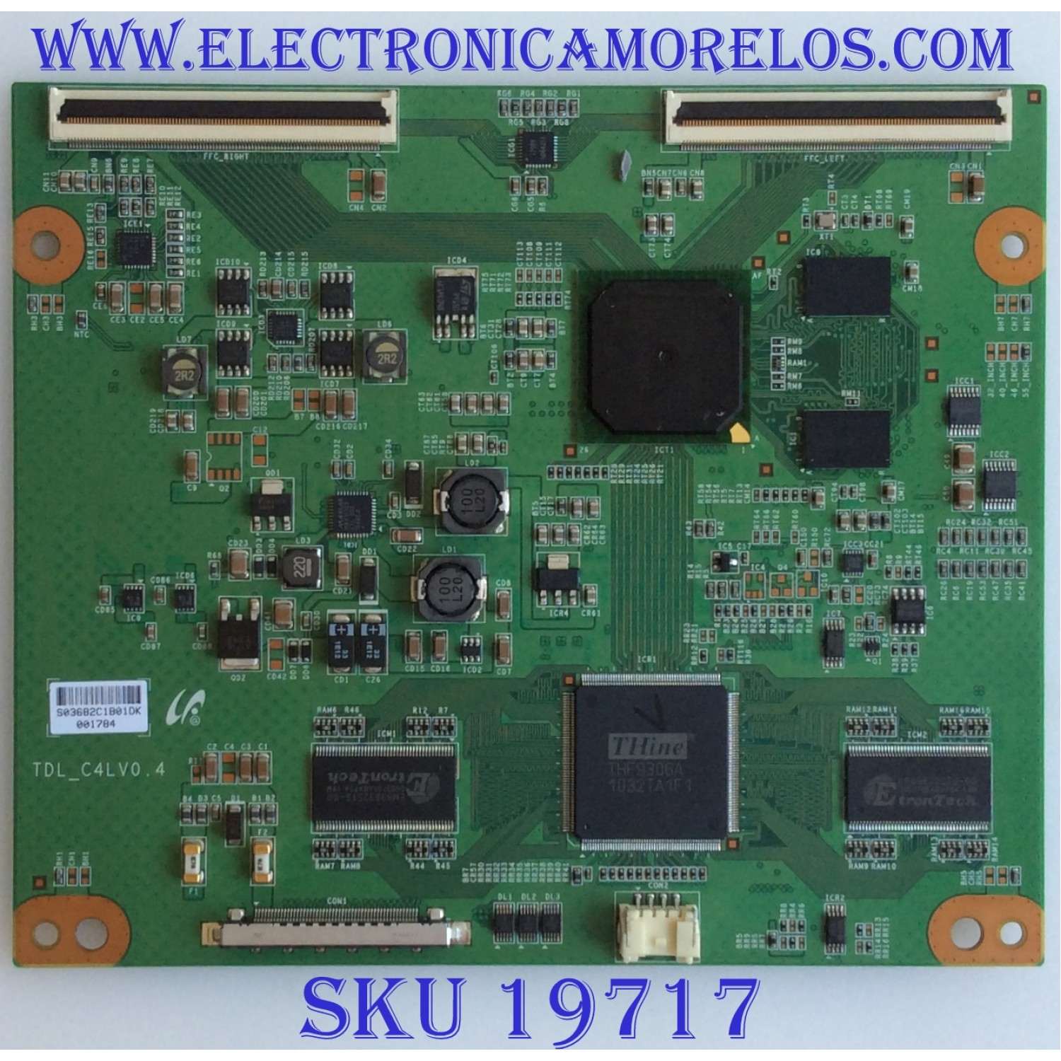 T-CON / SONY / LJ94-03682C / TDL_C4LV0.4 / PARTES SUSTITUTAS LJ94-03682D / PANEL LTY550HJ02 / MODELO KDL-55EX710