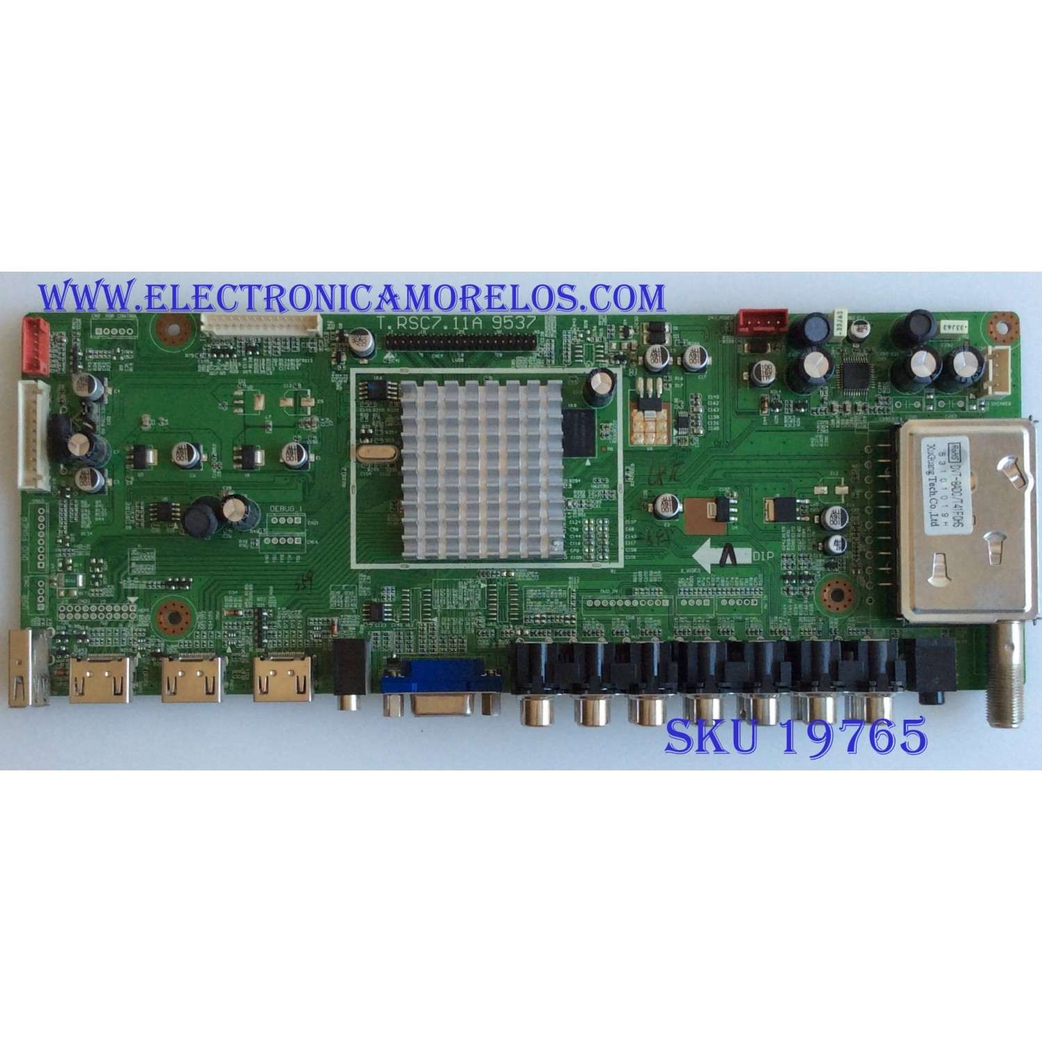 MAIN PARA TV RCA / NUMERO DE PARTE 46RE01TC711LNA0-B2 / T.RSC7.11A 9537 / 20100410162142 12V / PANEL T460HW03 / MODELO 46LA45RQ