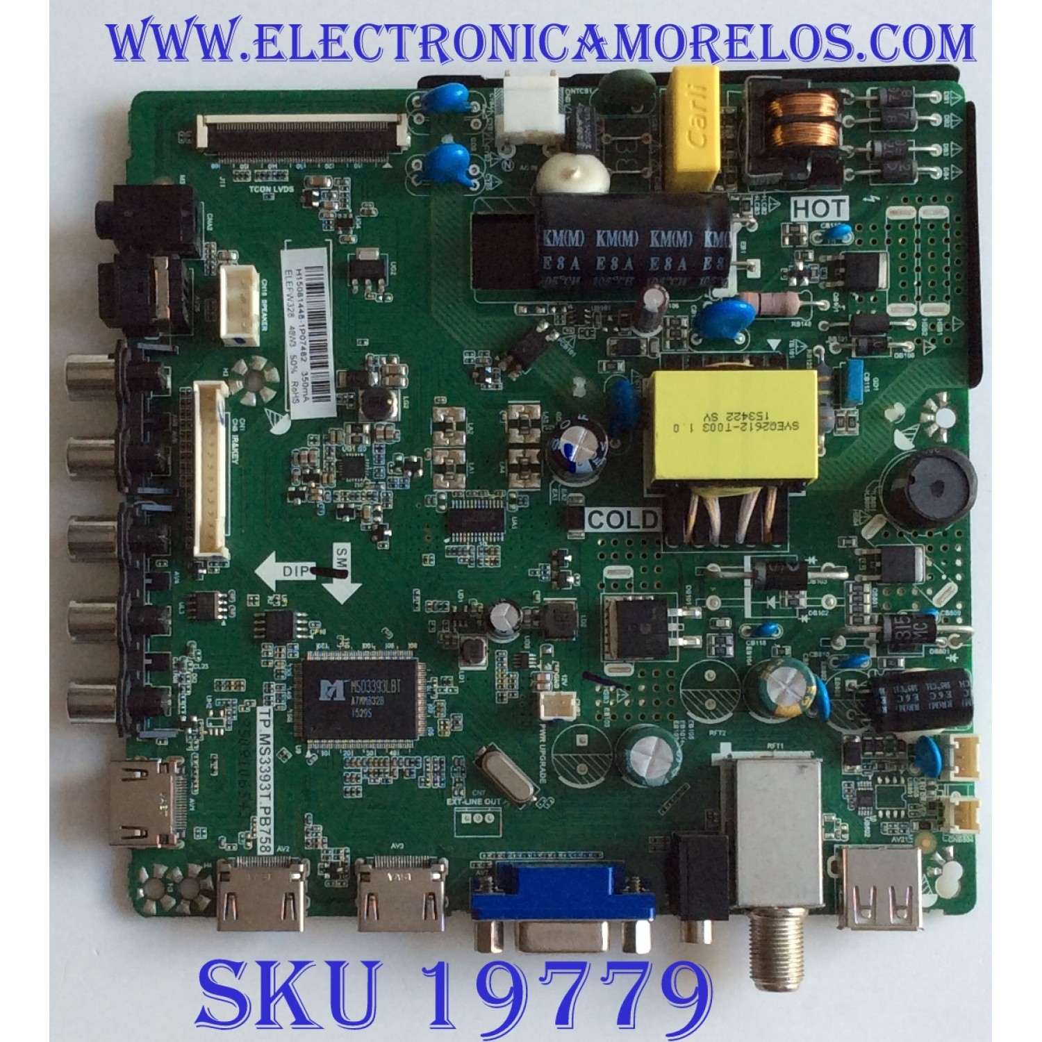 MAIN / FUENTE / (COMBO) / ELEMENT / H15081448 / TP.MS3393T.PB758 / 22002A0121ST-05 / PANEL BOEI320WX1-01 / MODELO ELEFW328