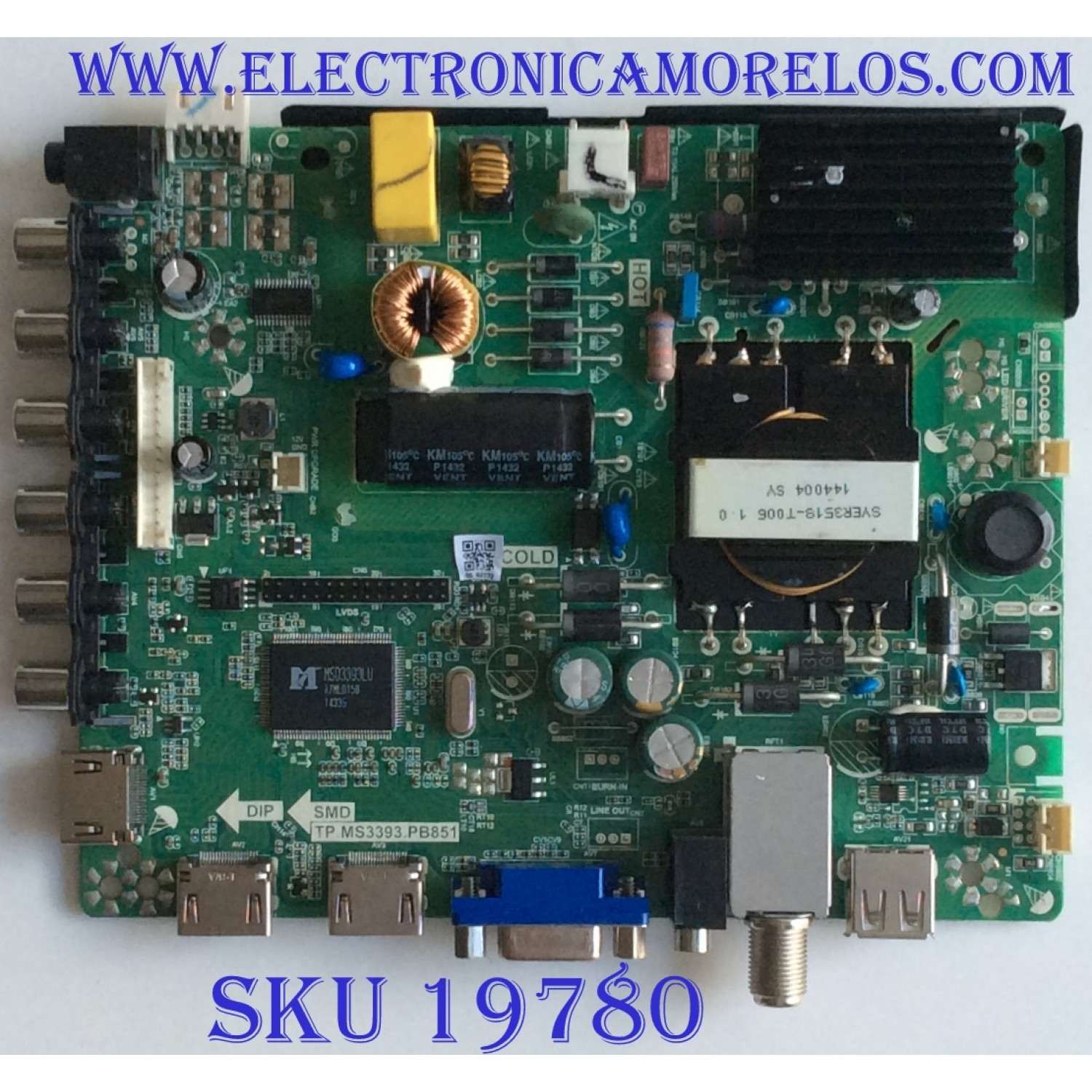 MAIN  FUENTE (COMBO) UPSTAR / 22002A0048T-05 / N14110005 / TP.MS3393.PB851 / 22002A0048T-05 / PANEL BOEI320WX1 / 