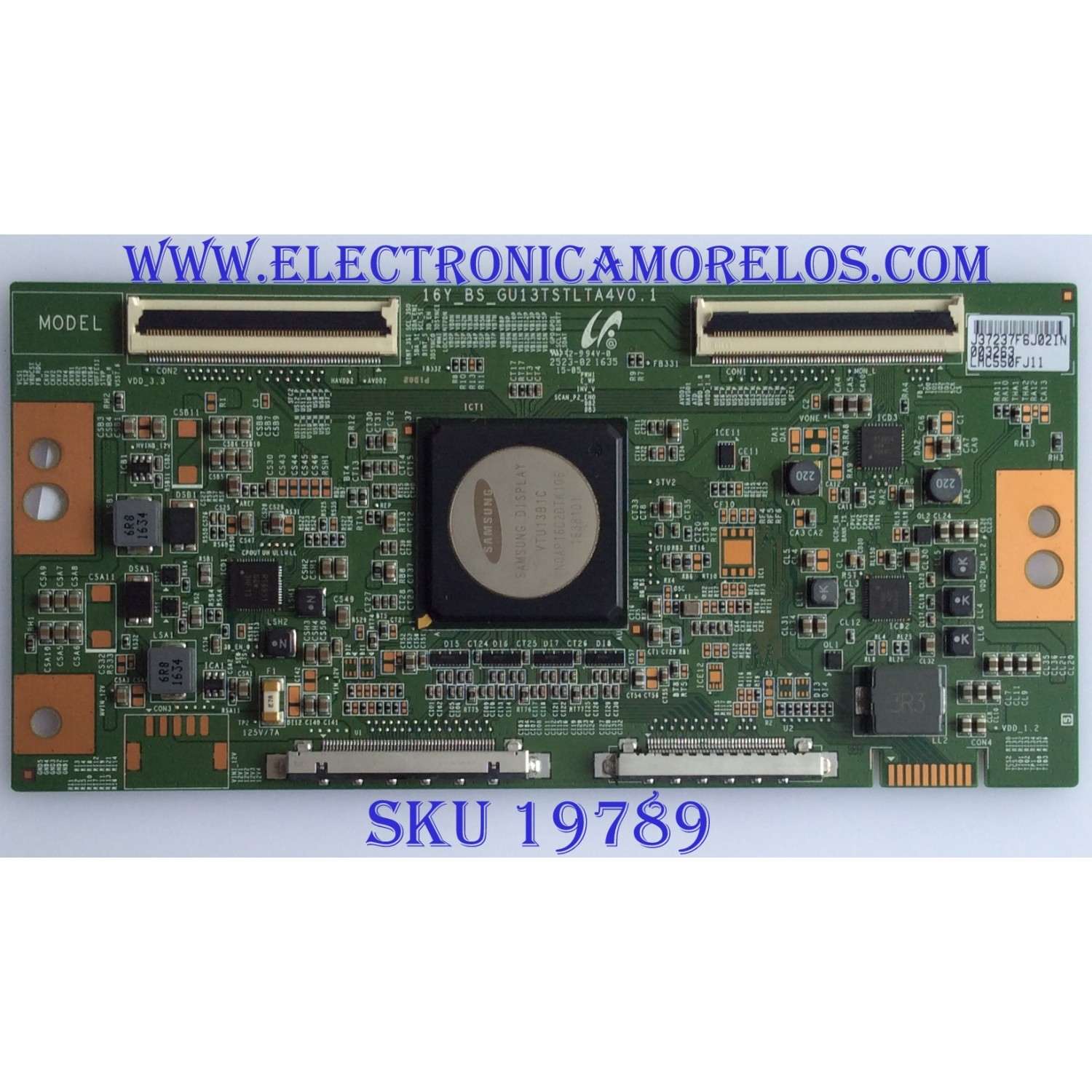 T-CON / HISENSE LJ94-37237F / 16Y_BS_GU13TSTLTA4V0.1 / 37237F / PANEL LMC550FJ11 V / MODELO H55M7000