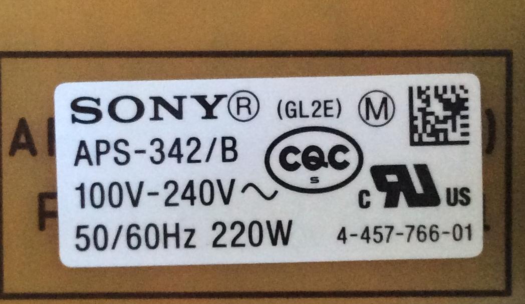 FUENTE DE PODER /  SONY / 1-474-503-31 / 1-888-356-31 / APS-342/B / PANEL T460HVF01-1 / MODELO KDL-46W700A - Imagen 2